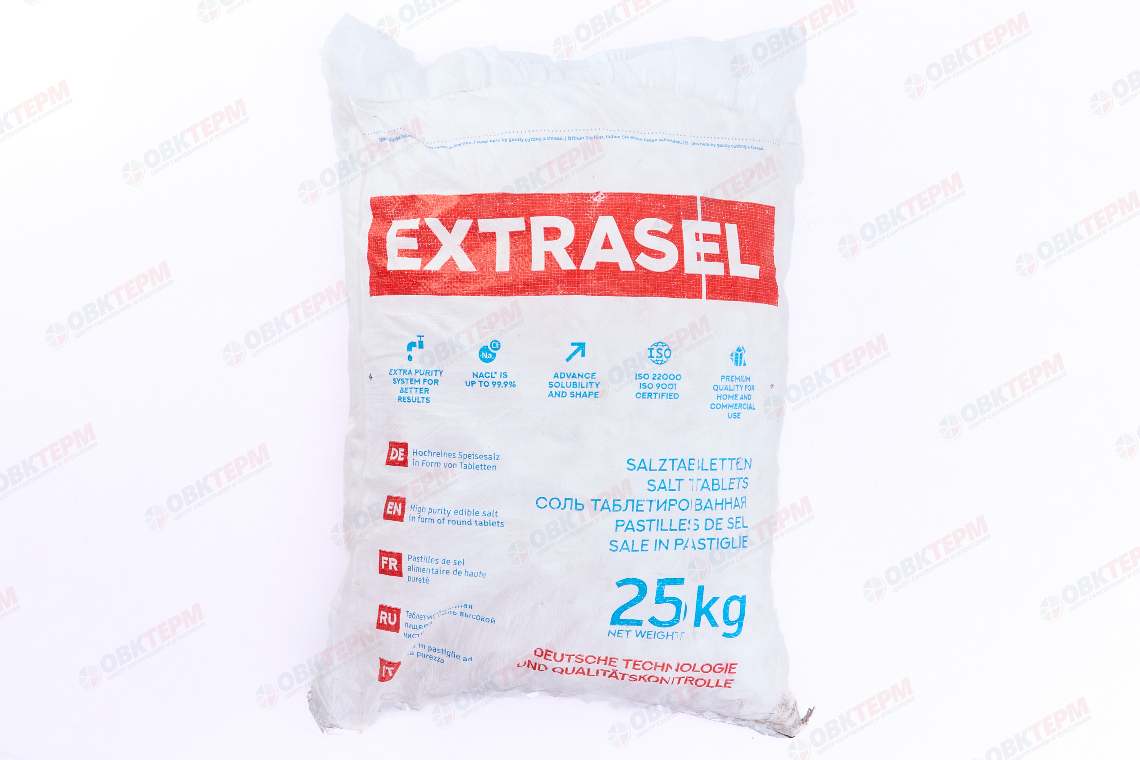 Соль таблетированная 25кг (EXTRASEL) Турция - Изображение №2