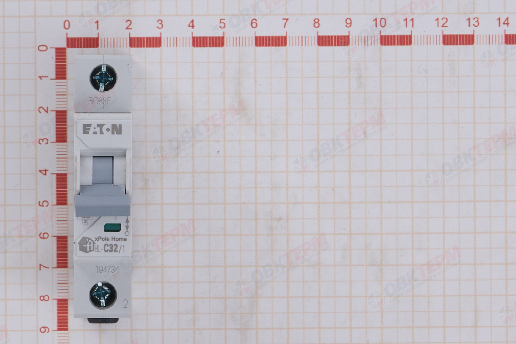 Выключатель автоматический 1п C 32A HL EATON (12шт/уп) - миниатюра №6
