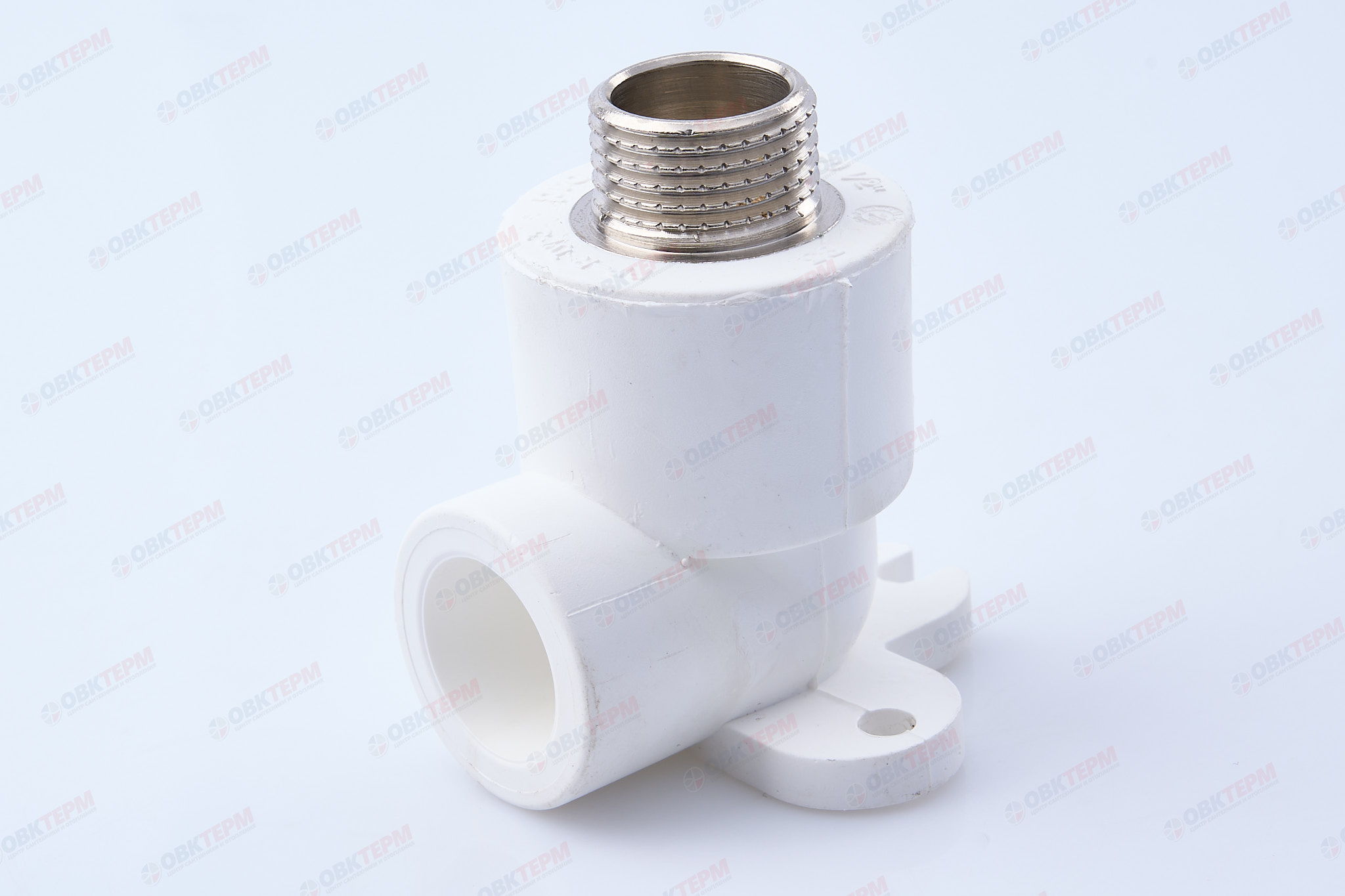Угол монтажный  20 * 1/2"н   БЕЛЫЙ   (PRO AQUA)          (120/10) - Изображение №1