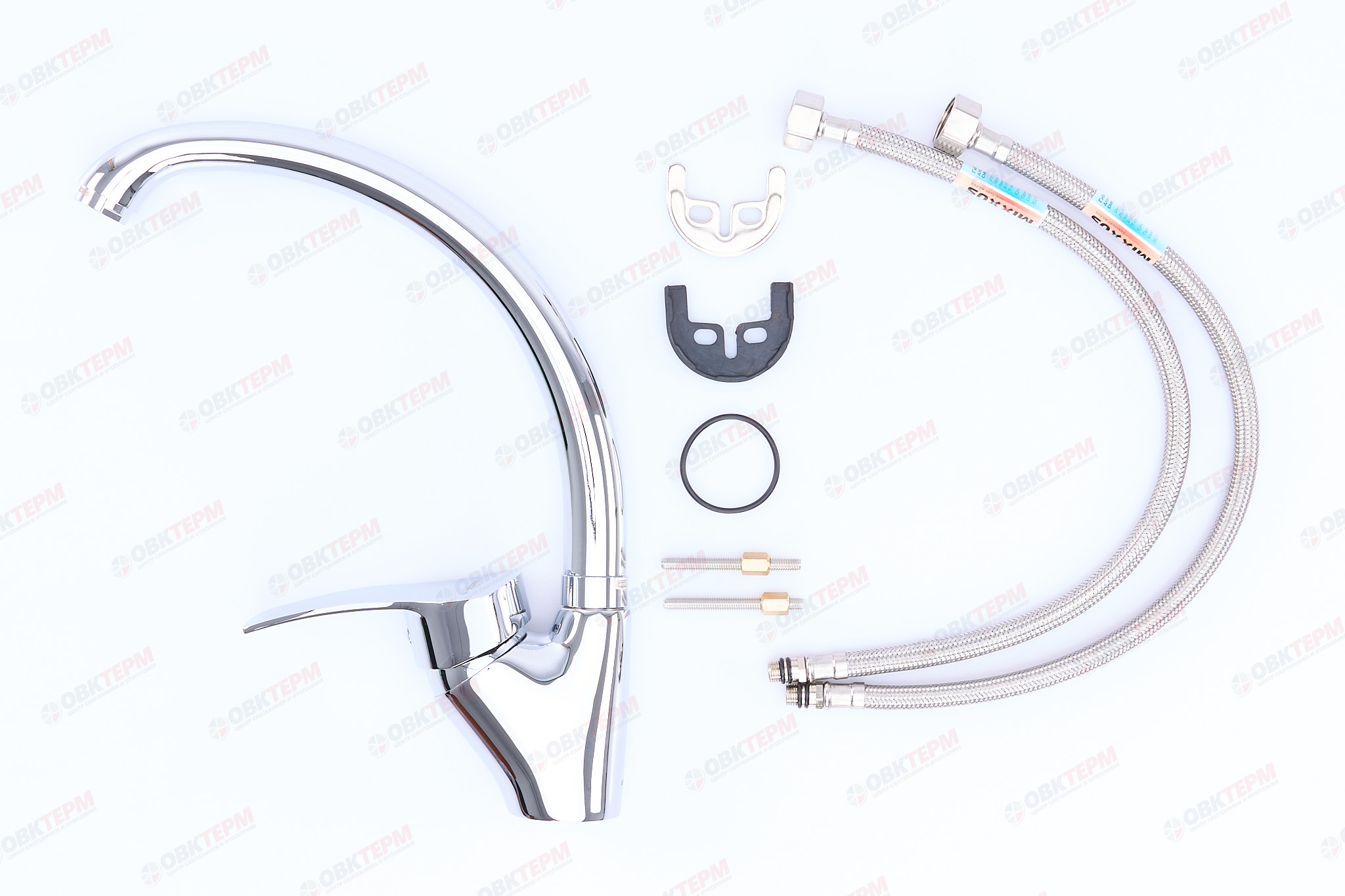 Смеситель д/кухни MIXXUS PREMIUM ONIX 011 /картридж Ø40 шпилька (10 шт/ящ) - Изображение №4