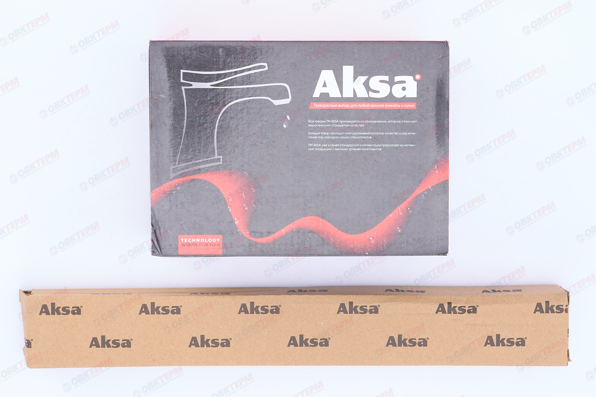 Смеситель д/ванны AKSA DTM-07-08 Ø40  (10 шт/ящ) - Изображение №4