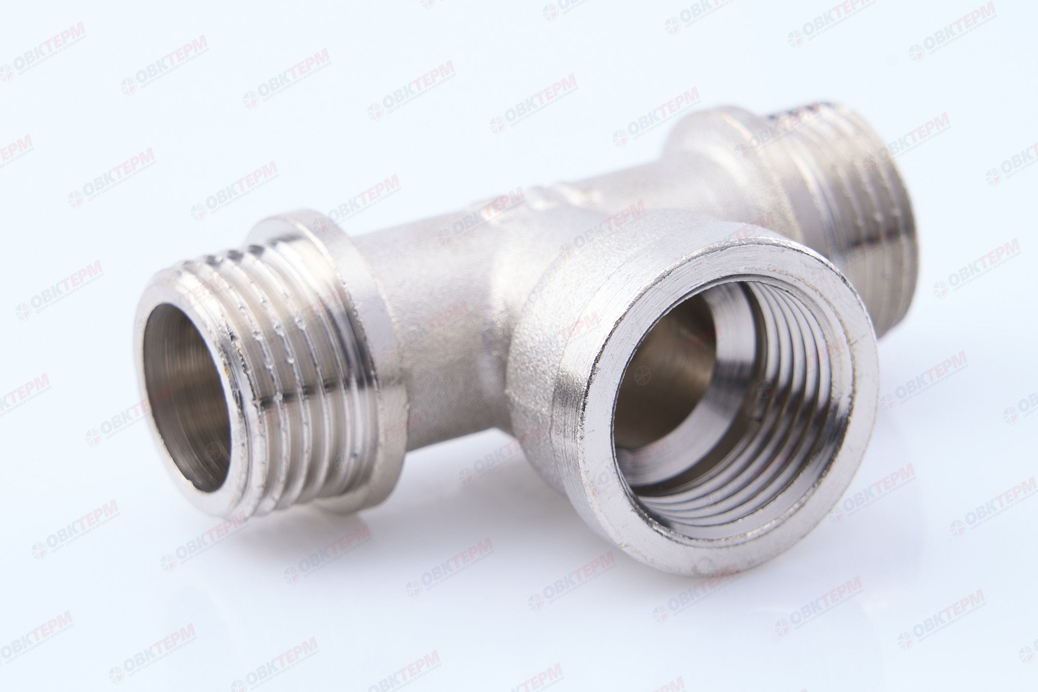 Тройник    1/2" нвн  Никель ZEISSLER                 (80/10) - Изображение №1