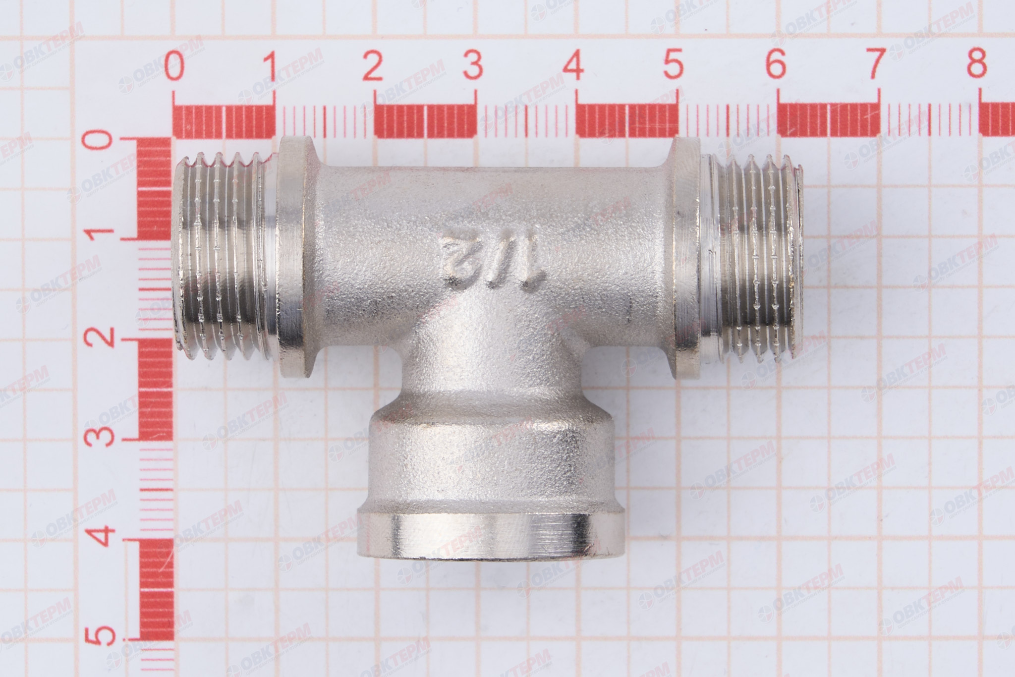 Тройник    1/2" нвн  Никель ZEISSLER                 (80/10) - Изображение №5