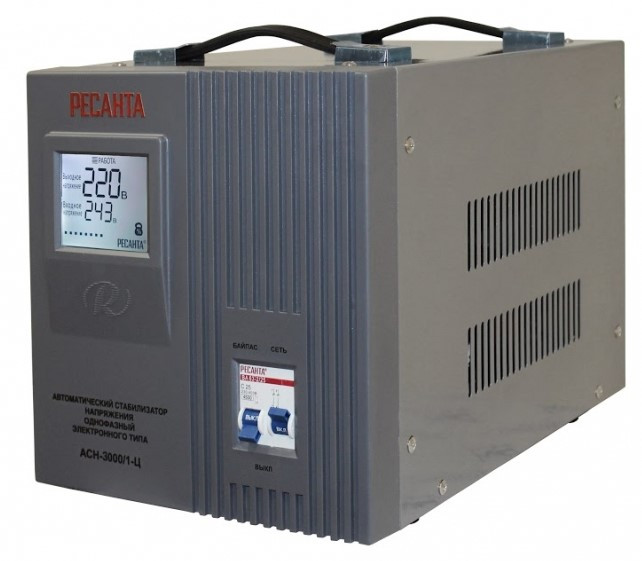 Стабилизатор ACH  - 3000/1-Ц  Ресанта - Изображение №1