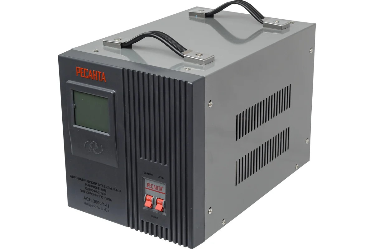 Стабилизатор ACH  - 3000/1-Ц  Ресанта - Изображение №4