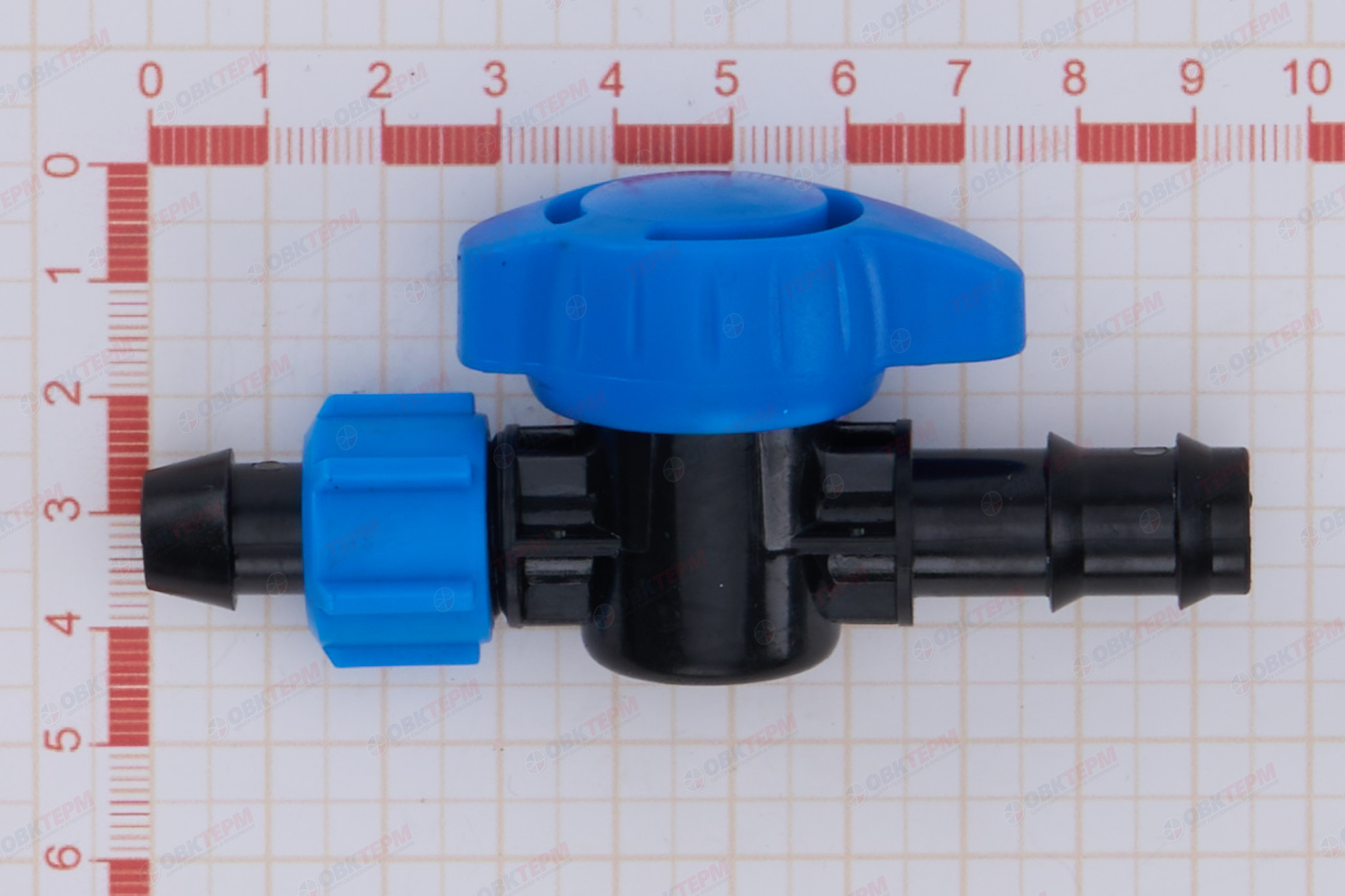 Кран стартовый с поджимом для многолетней трубки  (OV0516G)     GREEN HELPER   (50 шт) - миниатюра №6