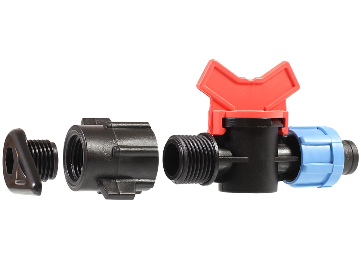Кран стартовый  с поджимом для "LAY FLAT" SL-011-12   (200/50шт) - Изображение №2