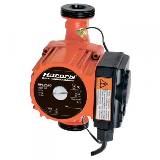 Насос циркуляционный  BPS   25/6-180 G  "Насосы+" - Изображение №1