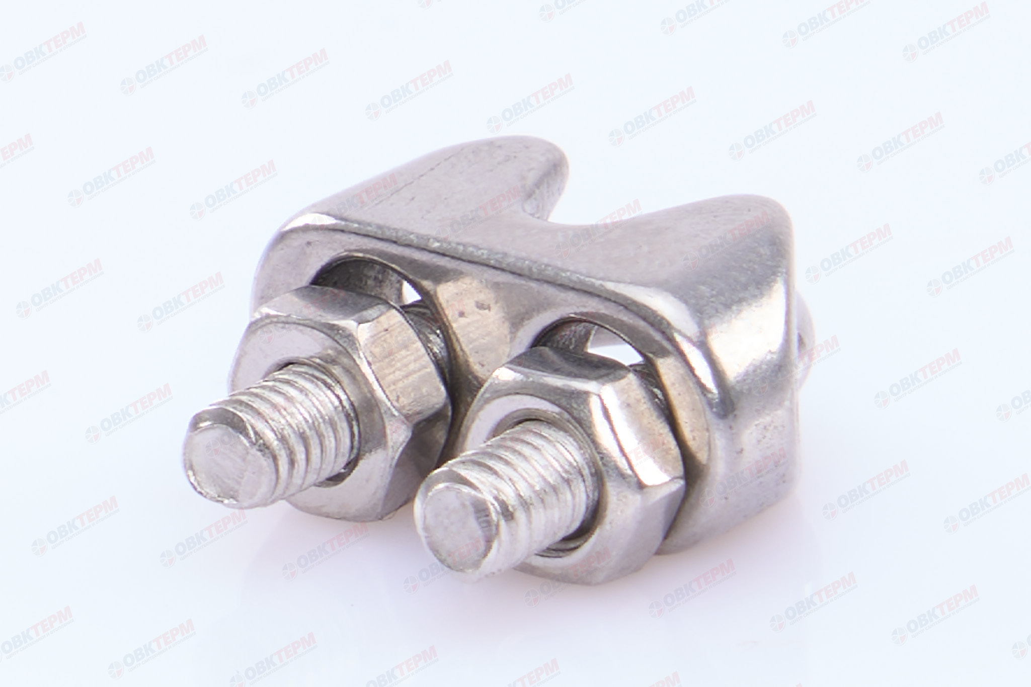 Зажим для стальных тросов  3 мм.                        (100 шт) - Изображение №2