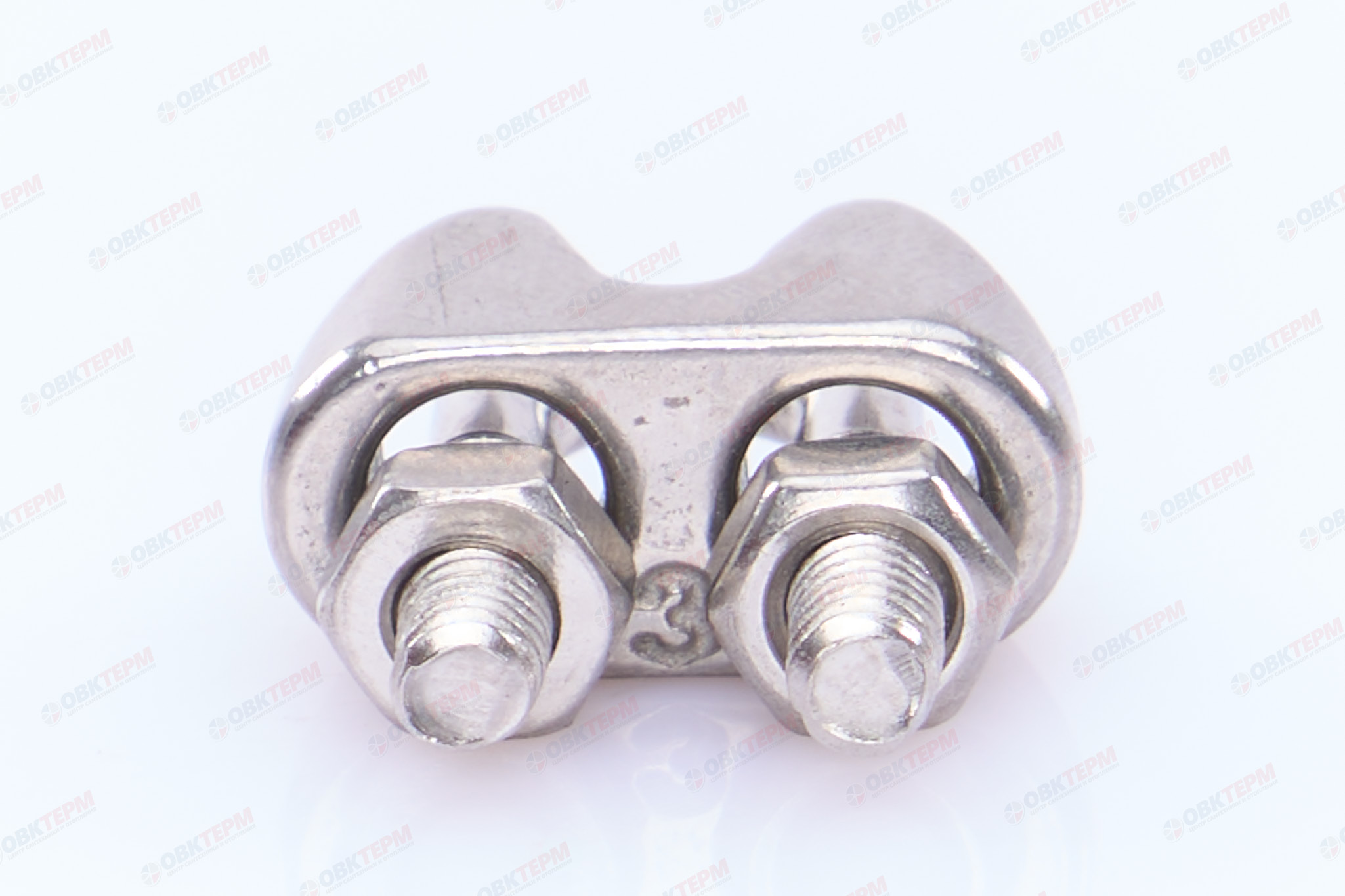 Зажим для стальных тросов  3 мм.                        (100 шт) - Изображение №4