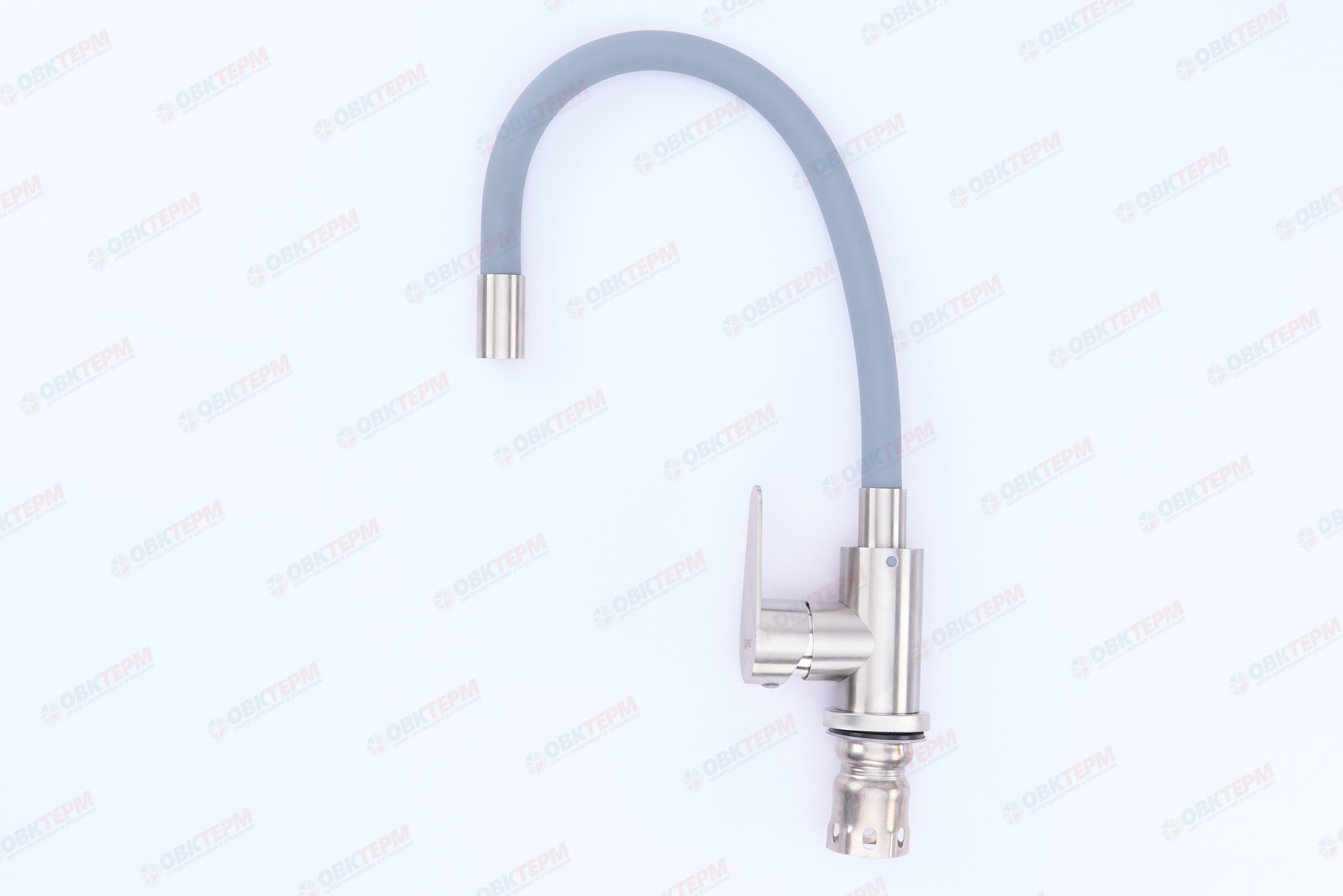 Смеситель д/кухни нерж/сталь ZERIX FOX-011 REFL.GRAY (10 шт/ящ) - миниатюра №2