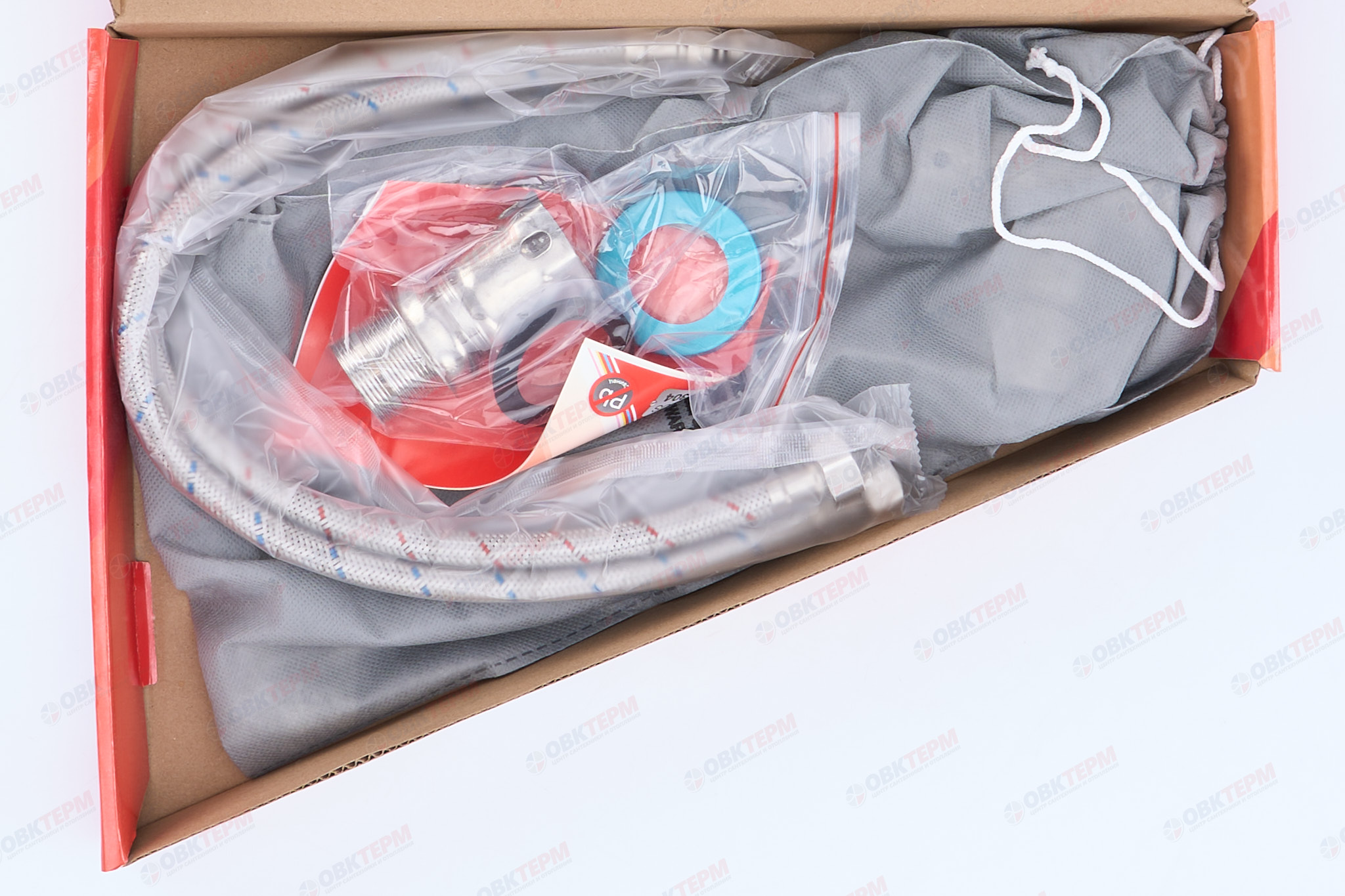 Смеситель д/кухни нерж/сталь ZERIX FOX-011 REFL.GRAY (10 шт/ящ) - миниатюра №5