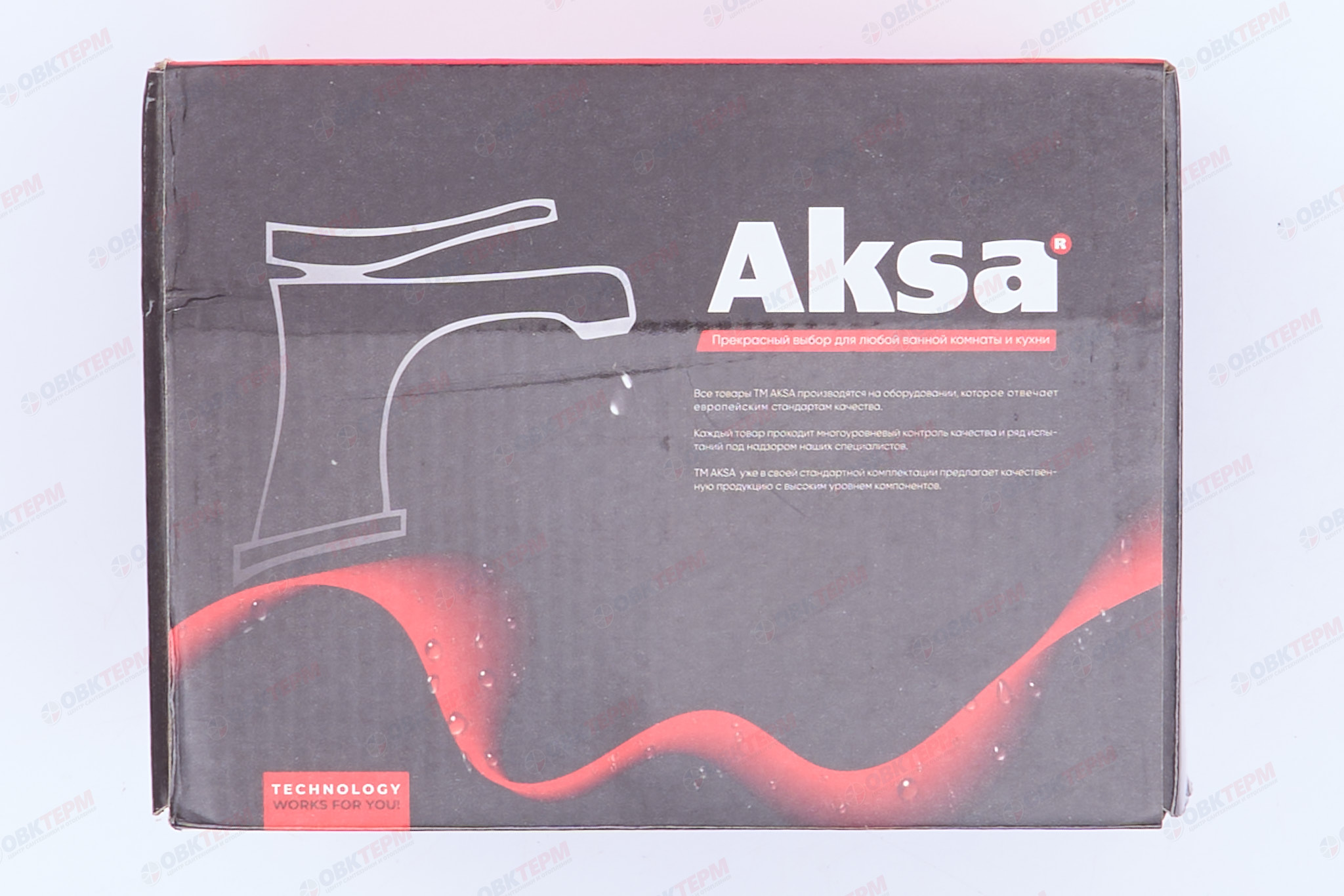 Смеситель д/ванны корот. AKSA DAB-03-02 Ø40  (6 шт/ящ) - миниатюра №6