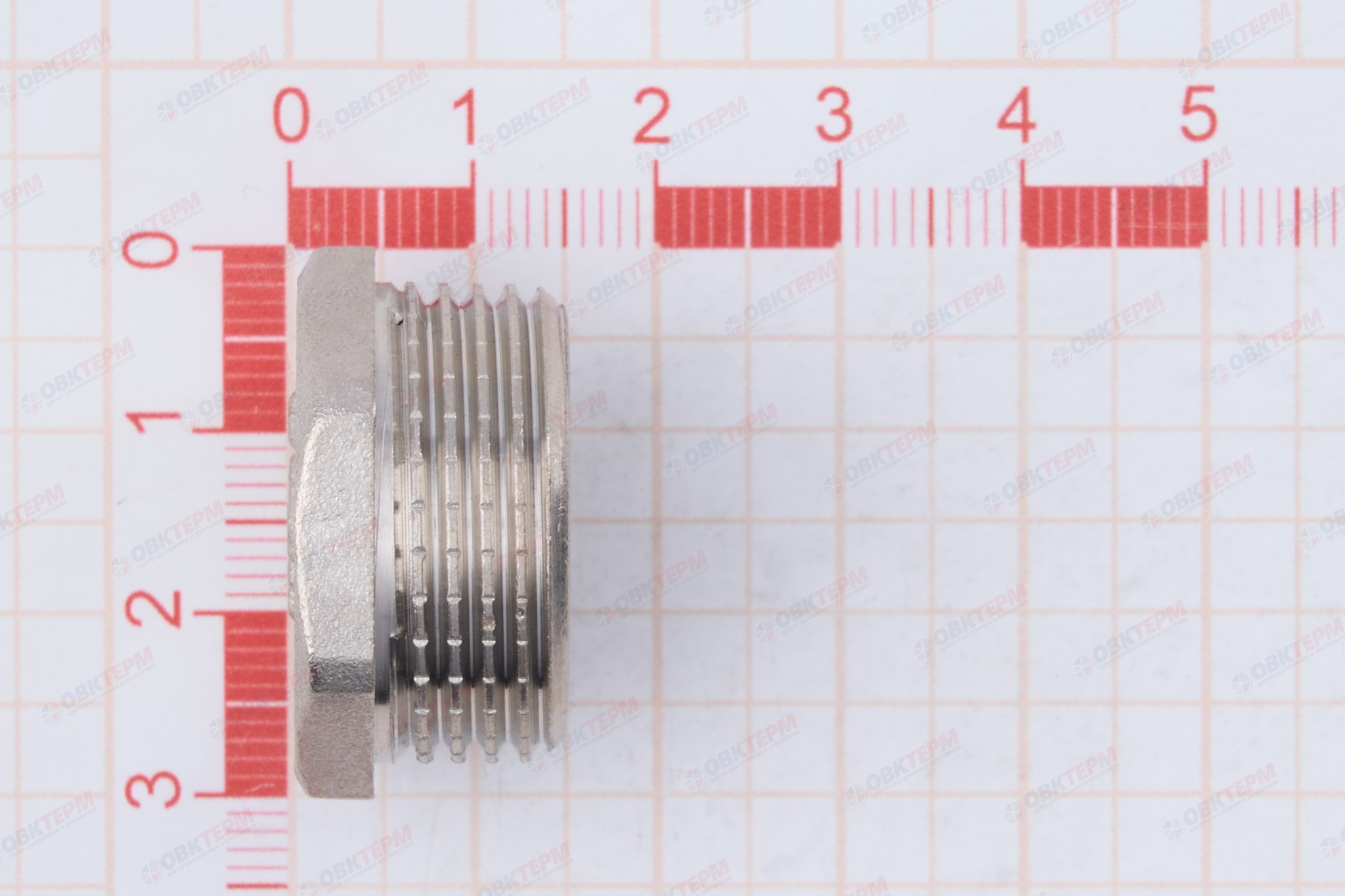 Заглушка   3/4" н   Никель ZEISSLER                   (380/10) - миниатюра №6