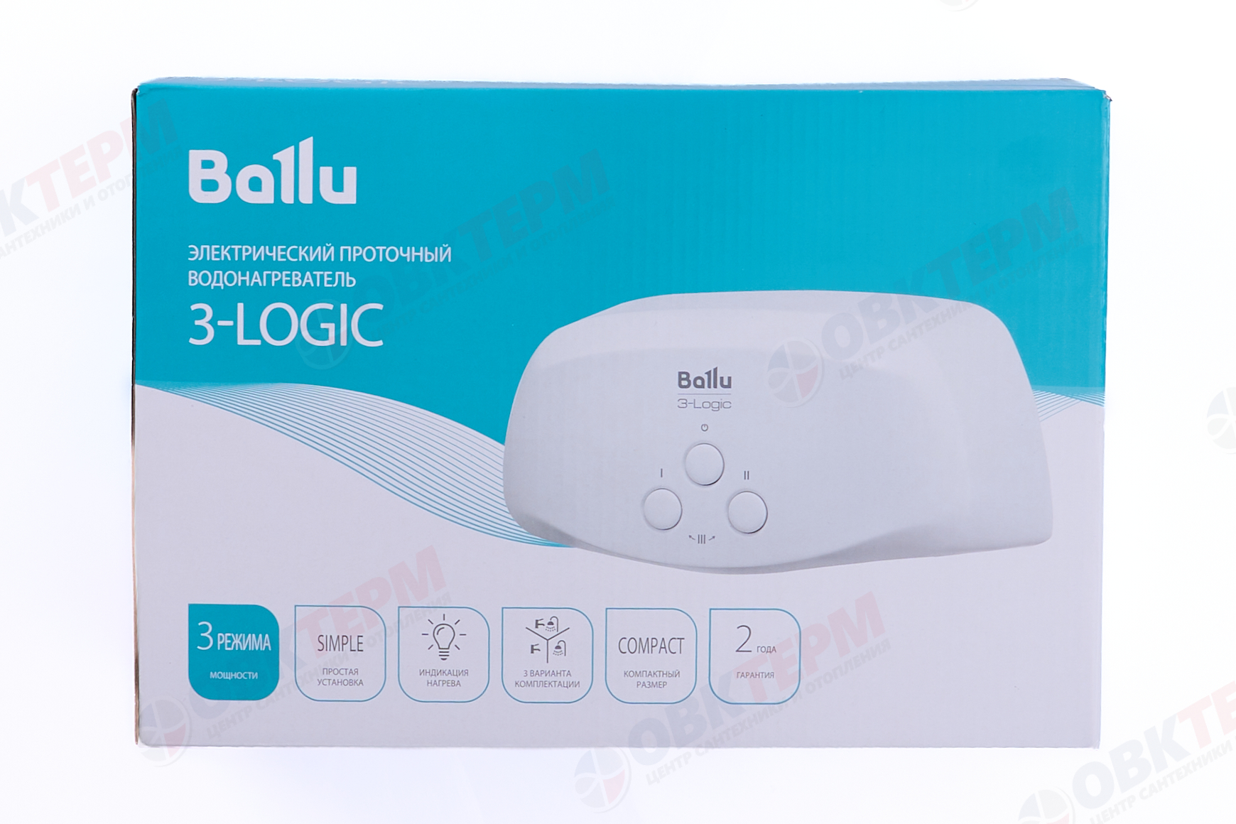Проточник Ballu 3-Logic 5.5 TS  (душ+кран, 5,5 кВт(1,5-2,0-3,5), ш270*в135*г100) - миниатюра №11