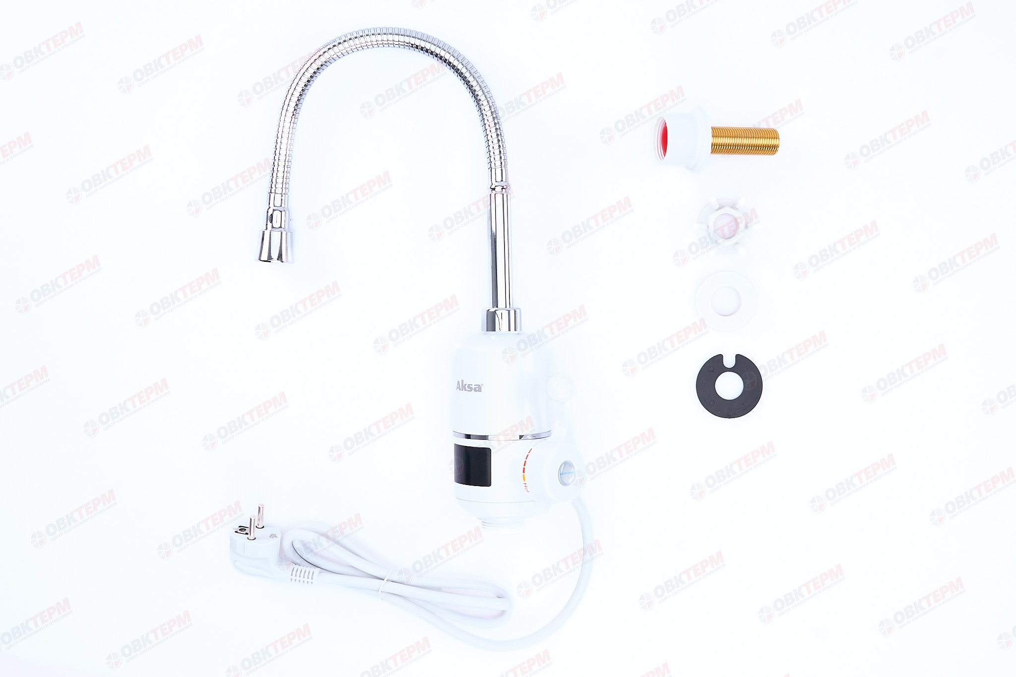 Водонагреватель на мойку AKSA SNP-01-FE /инд. темп. /рефлект/ 3 kW  (12шт/ящ) - Изображение №3