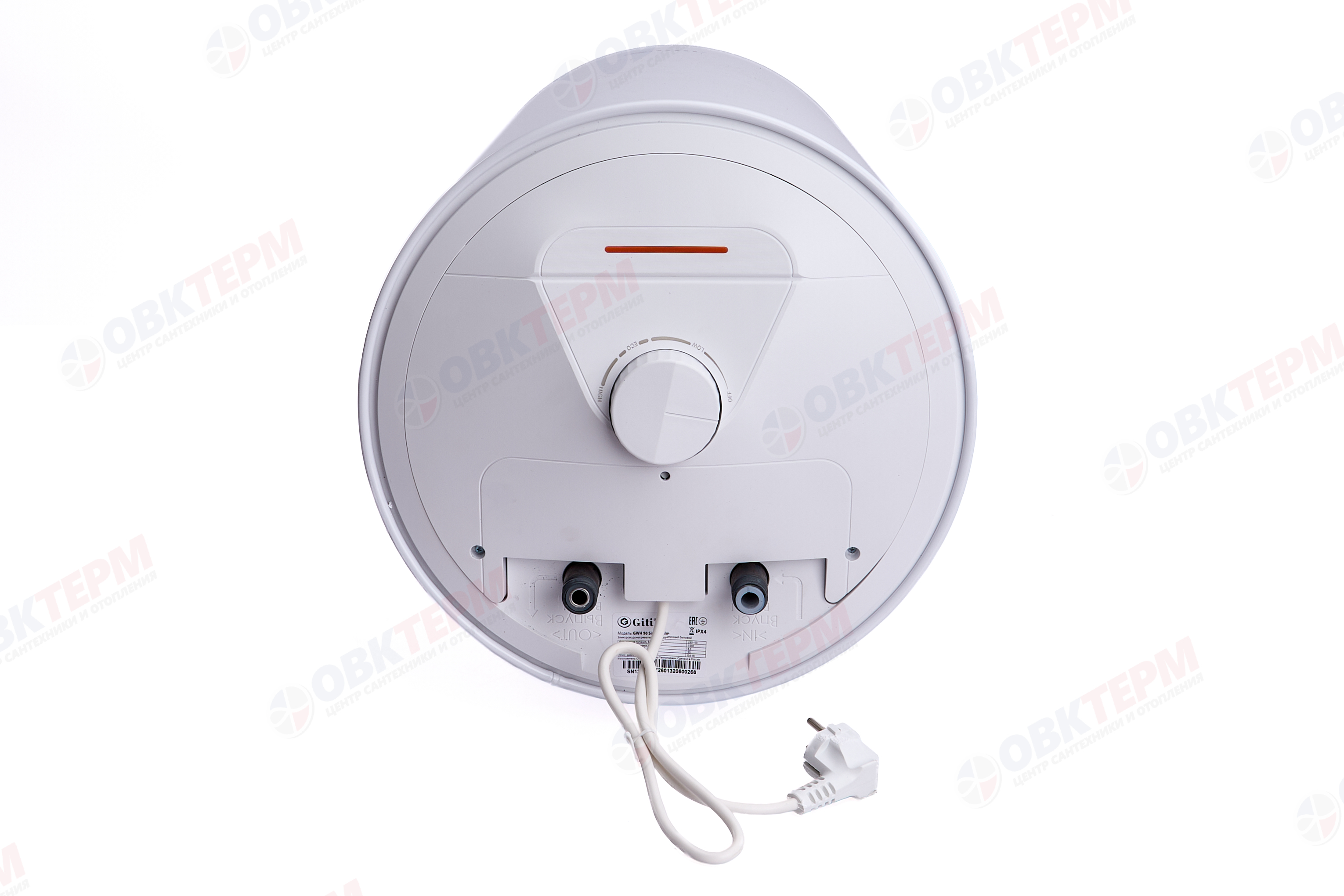 Водонагреватель  GiTi  GWH  50 Simple Slim (1,5 кВт,  белый,  ш365*в736*г379 ) - Изображение №2