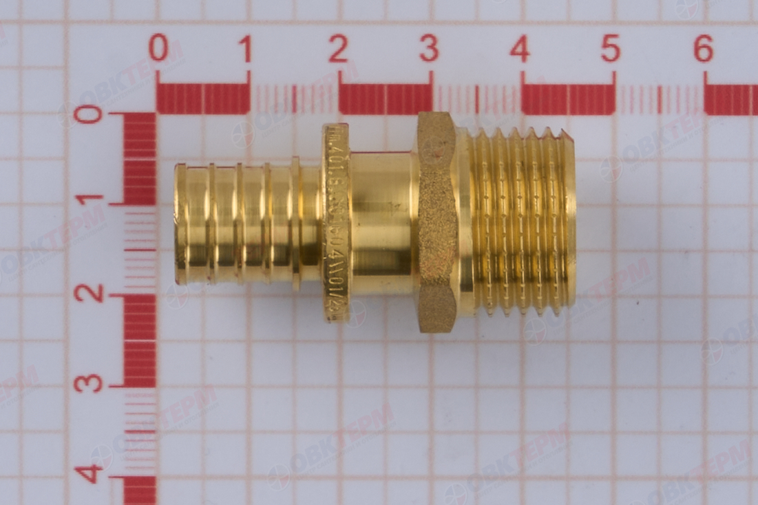 Соединитель надвижной с переходом на нар.р. 16(2,2) х 1/2"Н   VALTEC  (260/10) - миниатюра №6