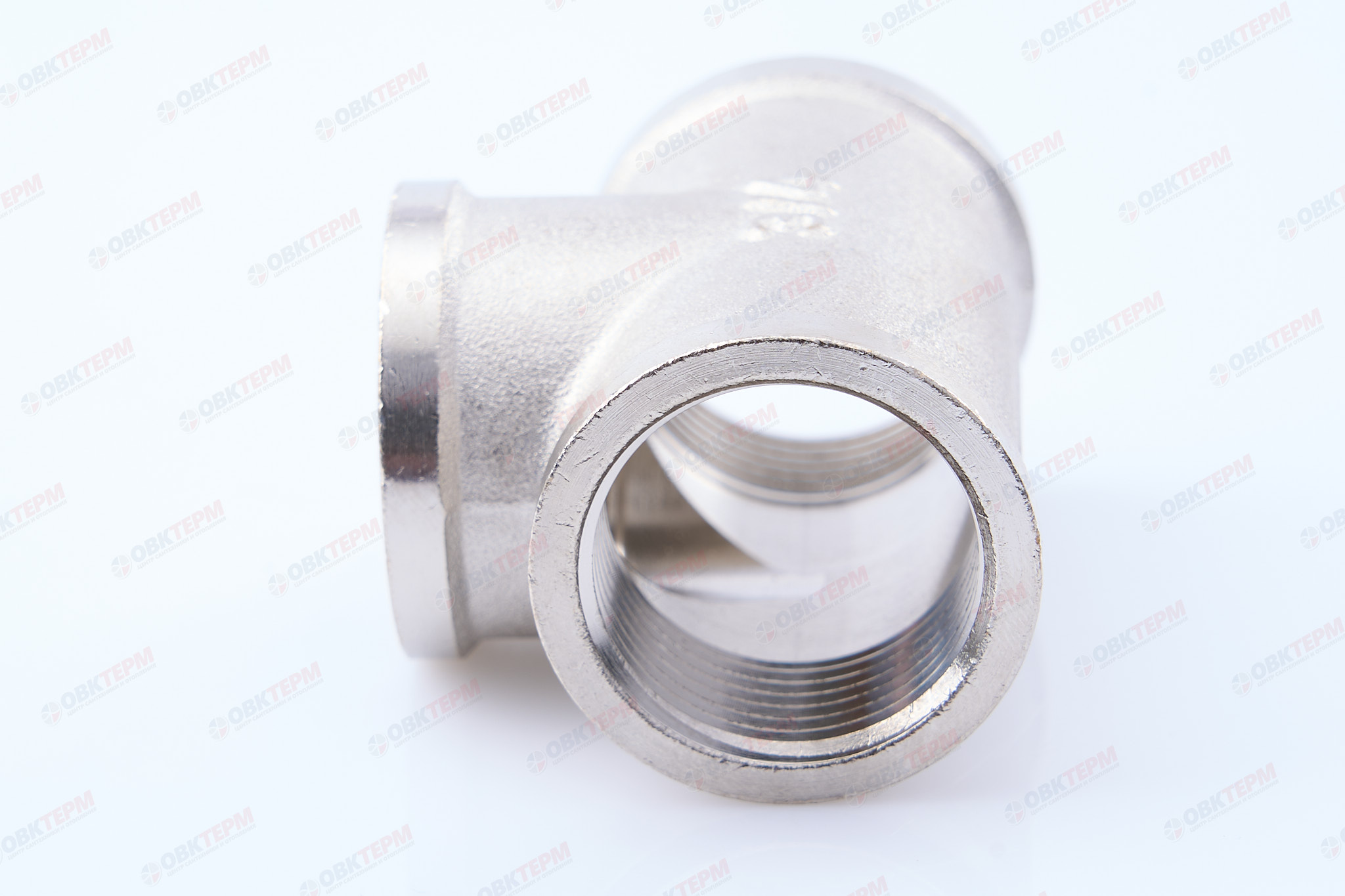 Тройник    3/4" ввв  Никель ZEISSLER                 (50/5) - Изображение №4