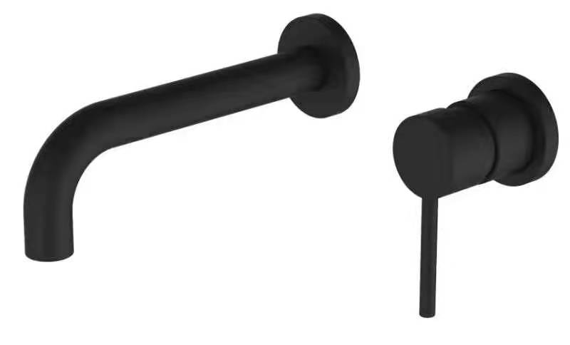 Смеситель д/умывальника нерж/сталь MIXXUS SUS-111 INNER (BLACK) встраиваемый (12 шт/ящ) - изображение №1