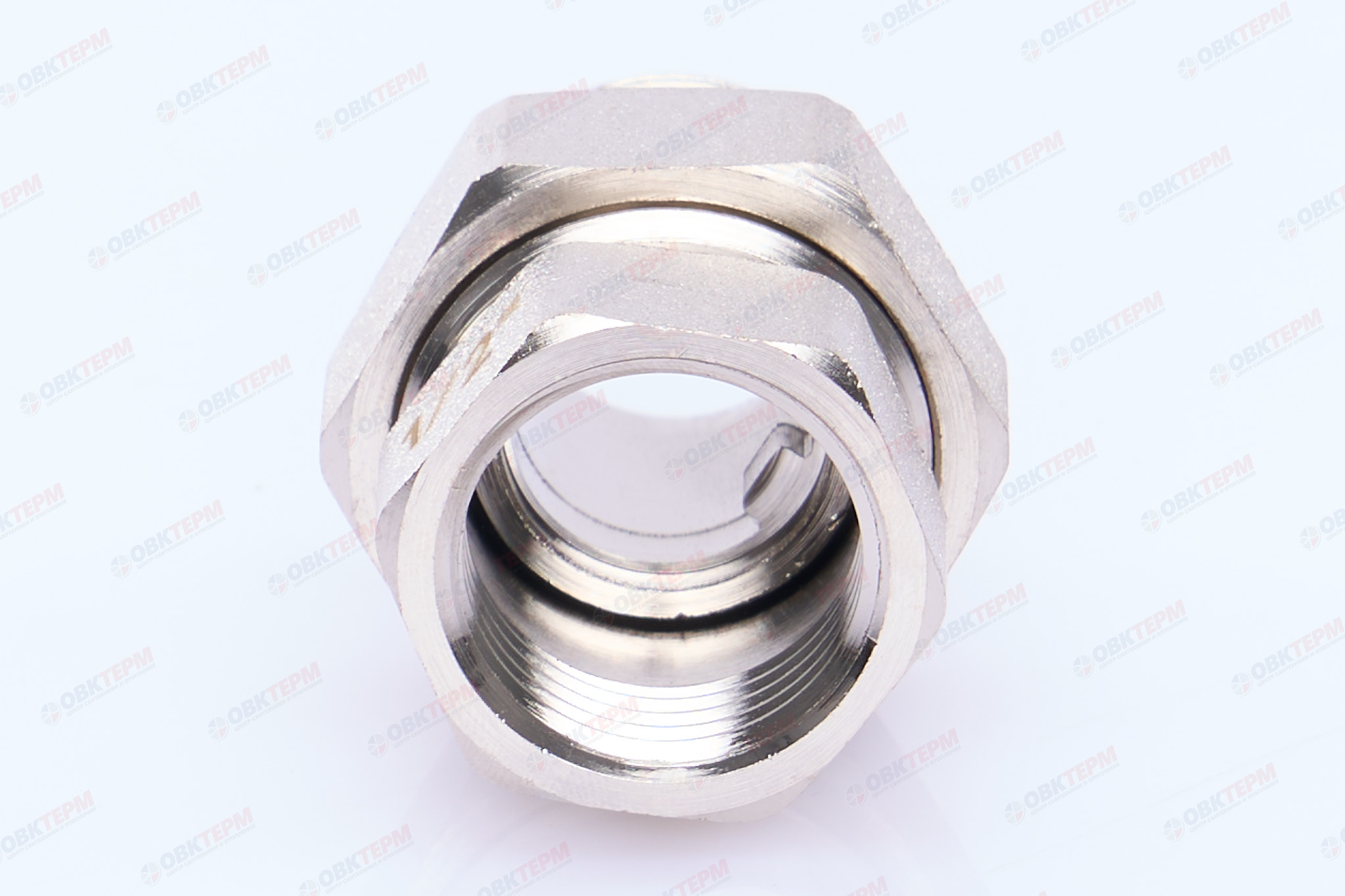 Американка   NOLF Classic    1/2"  прямая  никелированная     (192/13) - Изображение №4