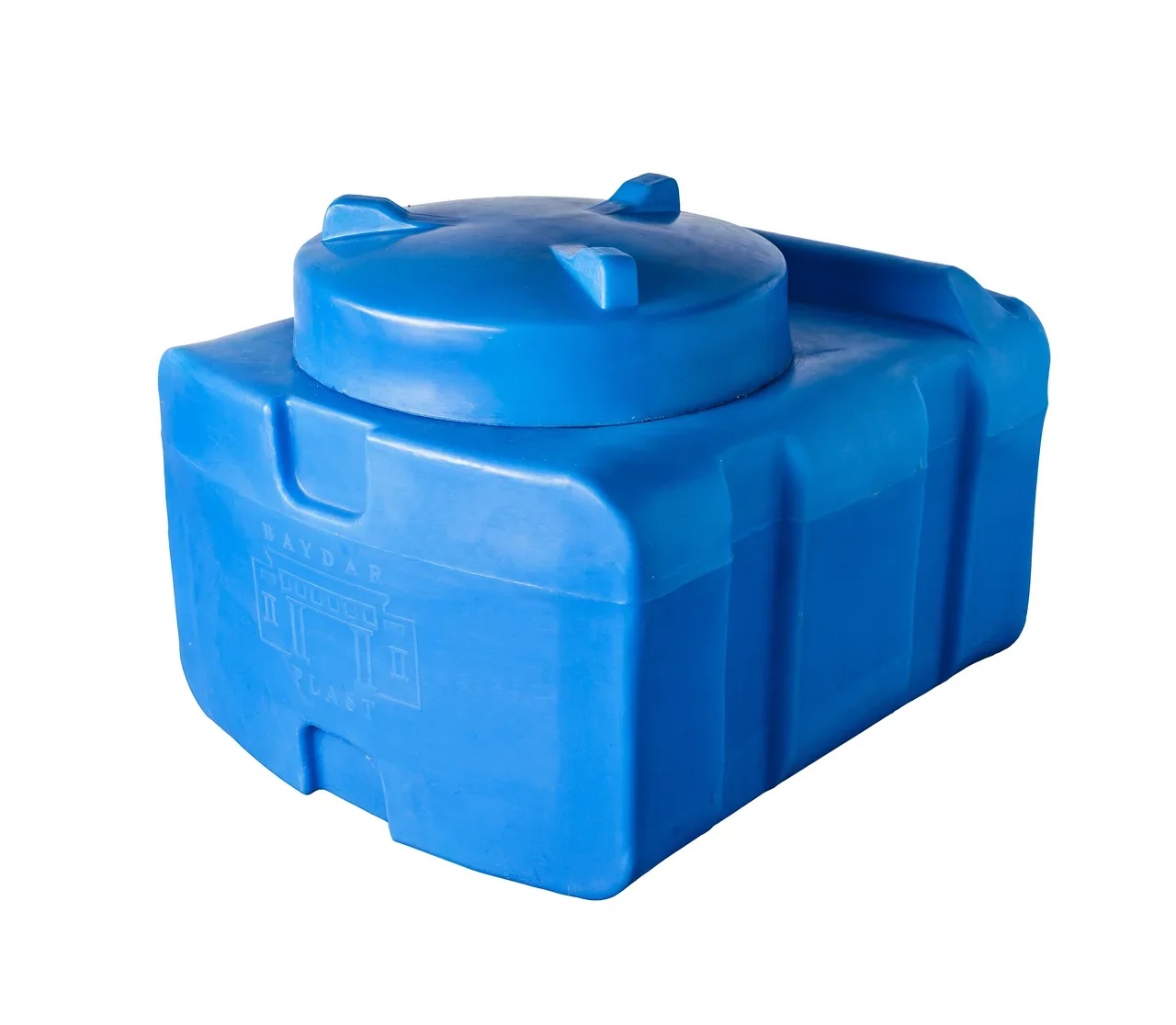 Емкость ПЛАСТБАК-ЮГ       100л   прямоугольная  Синяя   (в56*д49*ш49) - Изображение №1