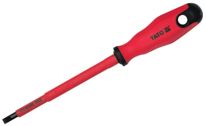 Отвертка PH изолированная YATO, 1000 V PH2х100мм - изображение №1