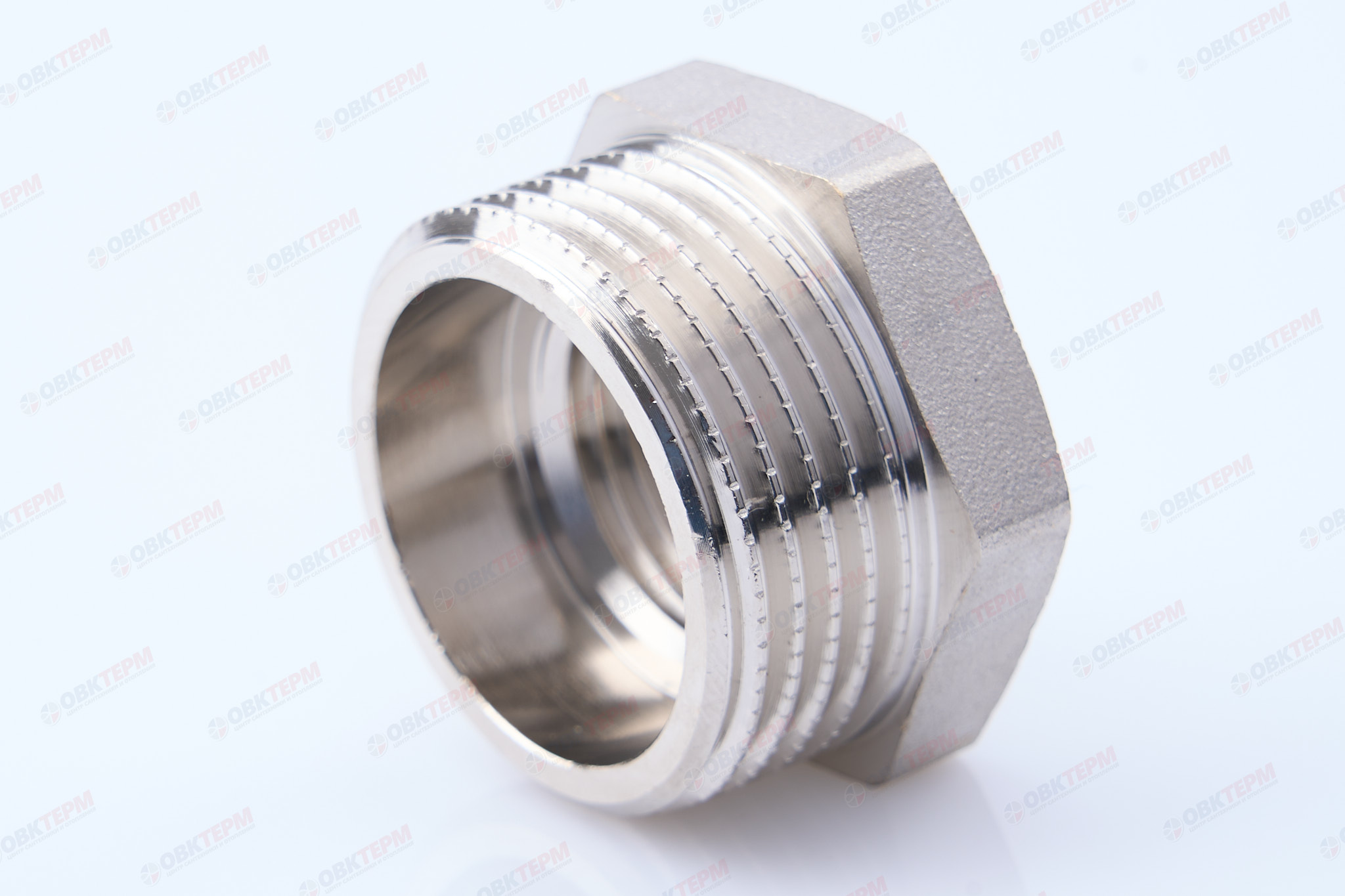 Футорка   1" - 1/2"   Никель ZEISSLER   (160/10) - Изображение №1