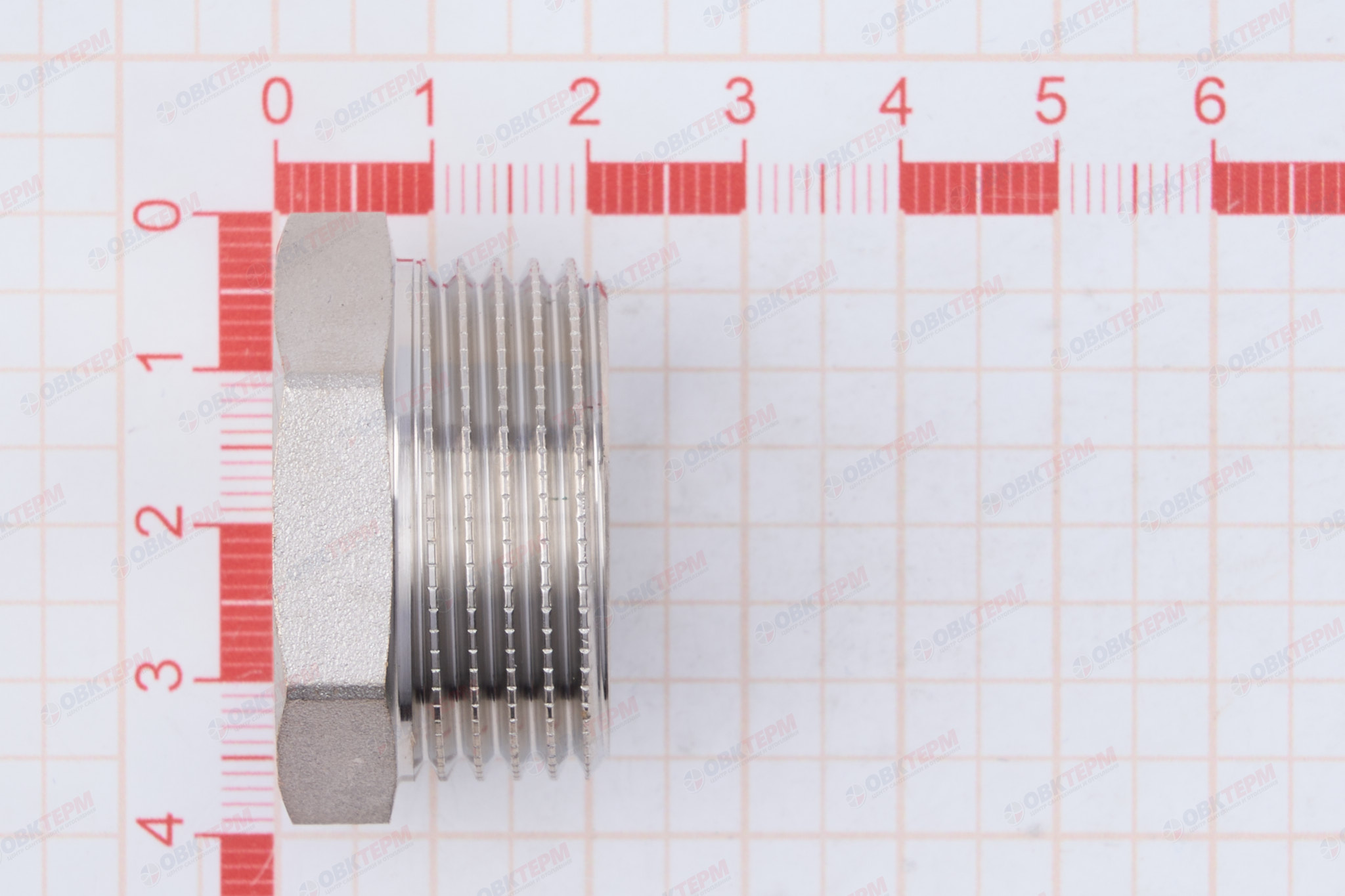 Футорка   1" - 1/2"   Никель ZEISSLER   (160/10) - миниатюра №7