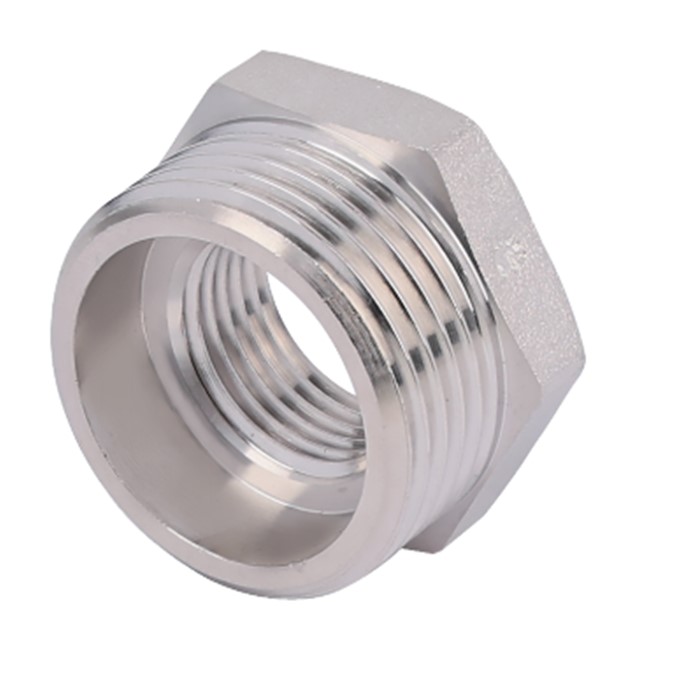Футорка   1" - 1/2"   Никель ZEISSLER   (160/10) - Изображение №3