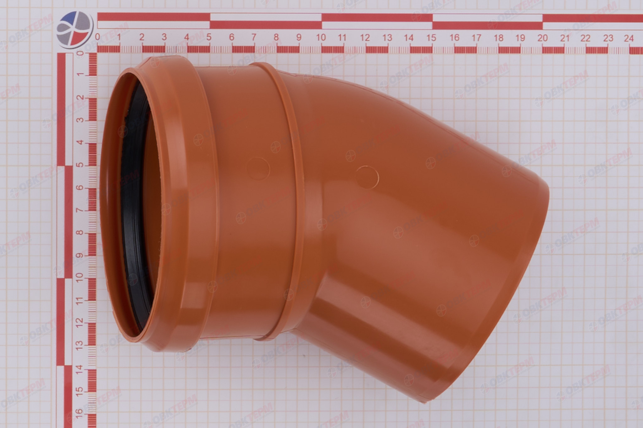 Отвод    110   30*   (рыжий)      SINIKON          (20 шт./упак.) - миниатюра №6