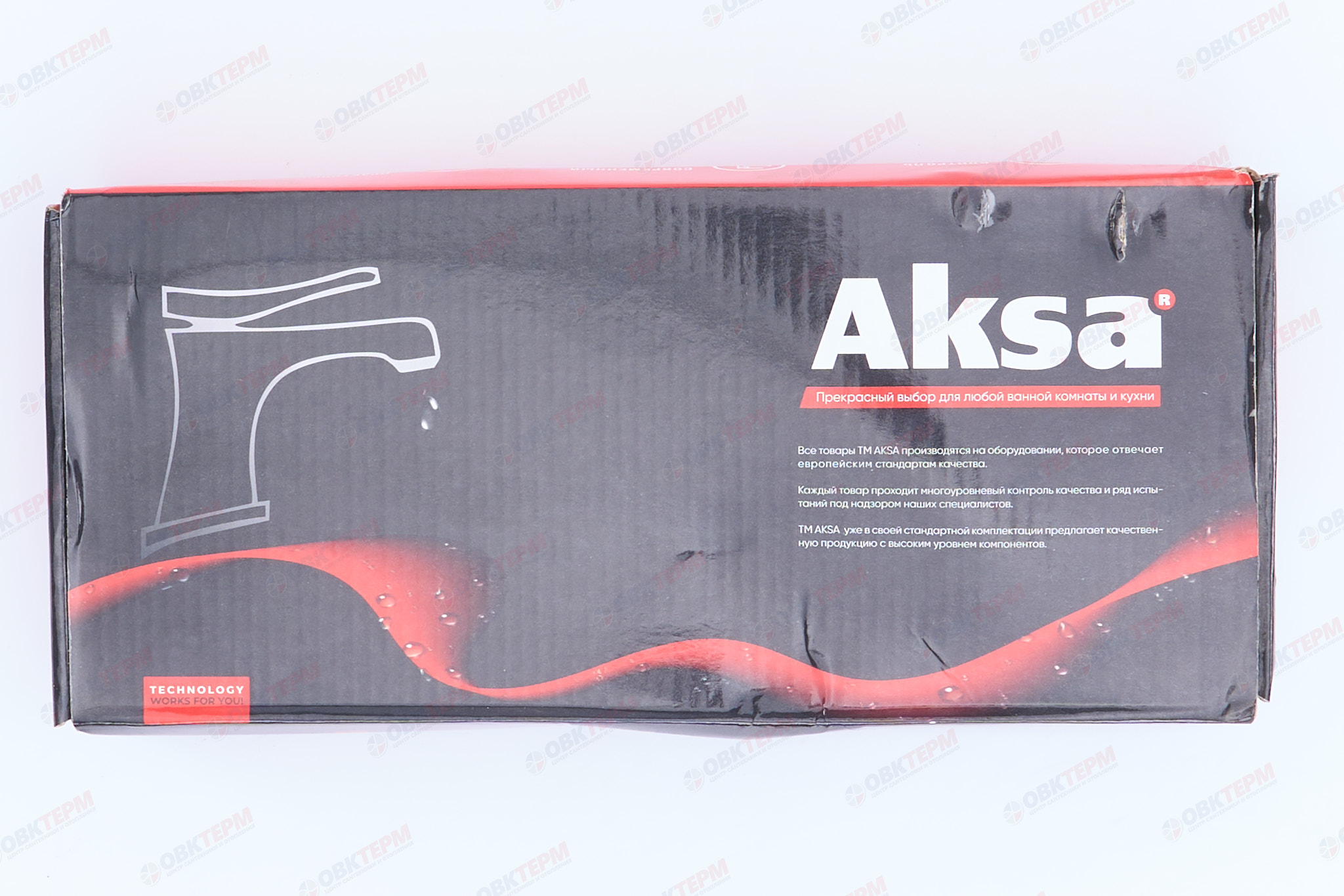 Смеситель д/умывальника буксовый AKSA SAT-01-03 ГАЙКА  (10 шт/ящ) - миниатюра №6