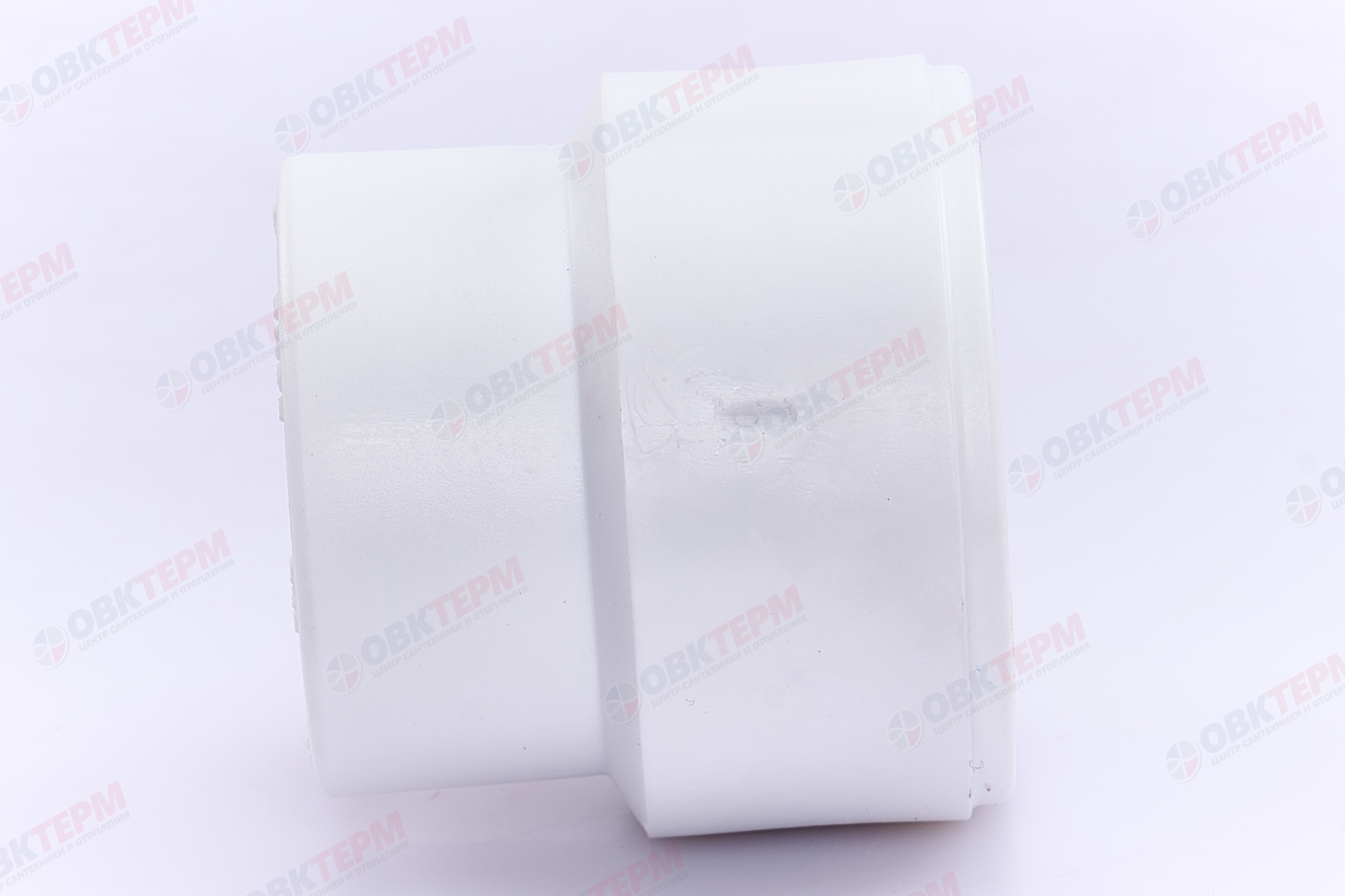 Муфта переход.  ВН  63*40   БЕЛАЯ PP-R   (RTP)    (48/8) - миниатюра №4