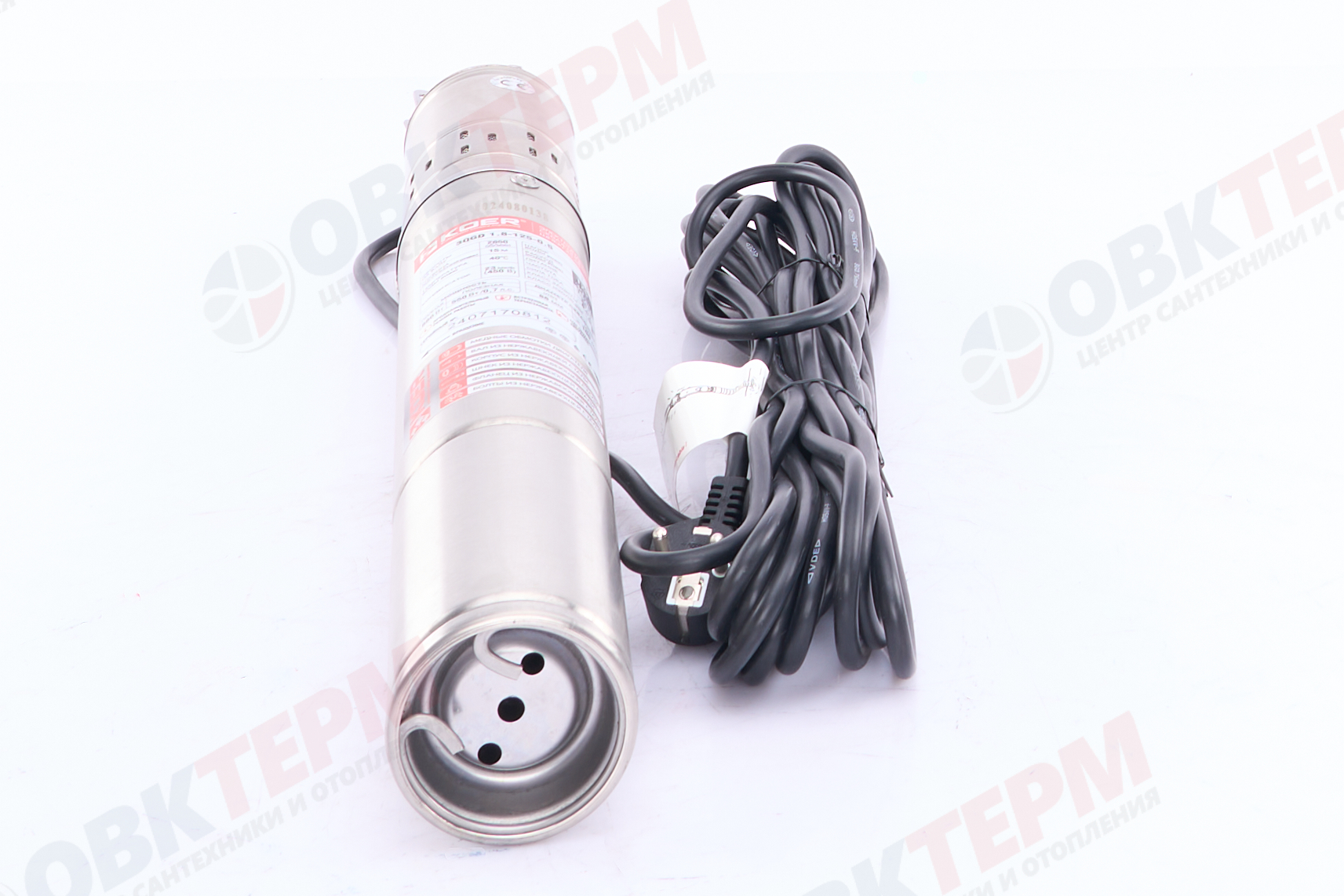 Насос погружной шнековый   3QGD   1,8-125/0.5  KOER (0,550кВт/30л.м./125м/10м кабеля) - Изображение №3