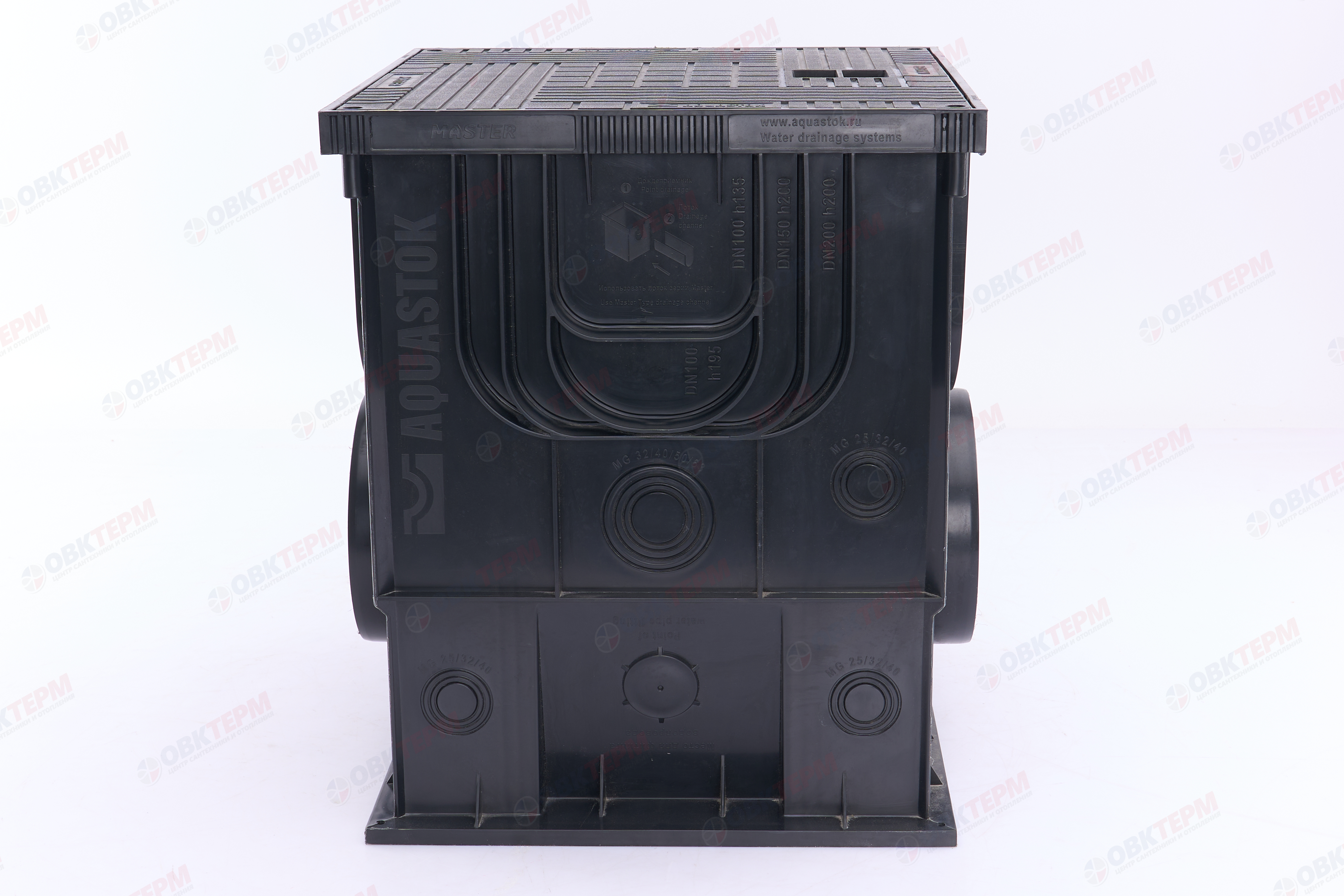 Дождеприемник пластиковый Master 350х350х420 (пустой с крышкой) - Изображение №5