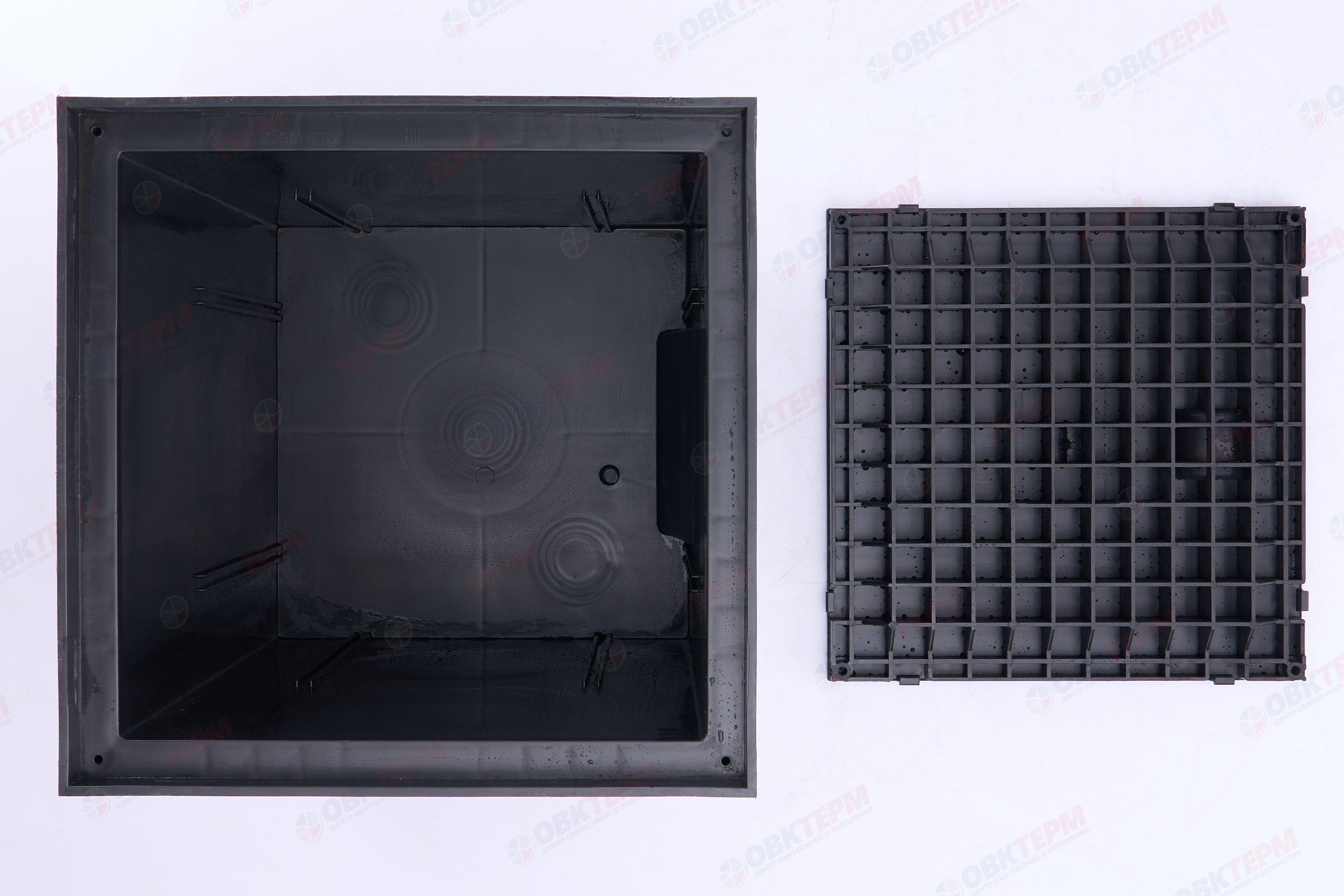 Дождеприемник пластиковый Master 350х350х420 (пустой с крышкой) - миниатюра №7