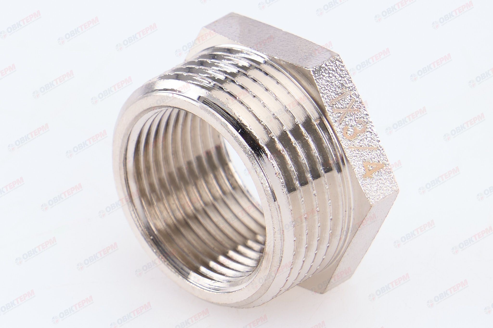 Футорка   1" - 3/4"   Никель NOLF Classic F0810-N                   (400) - изображение №1