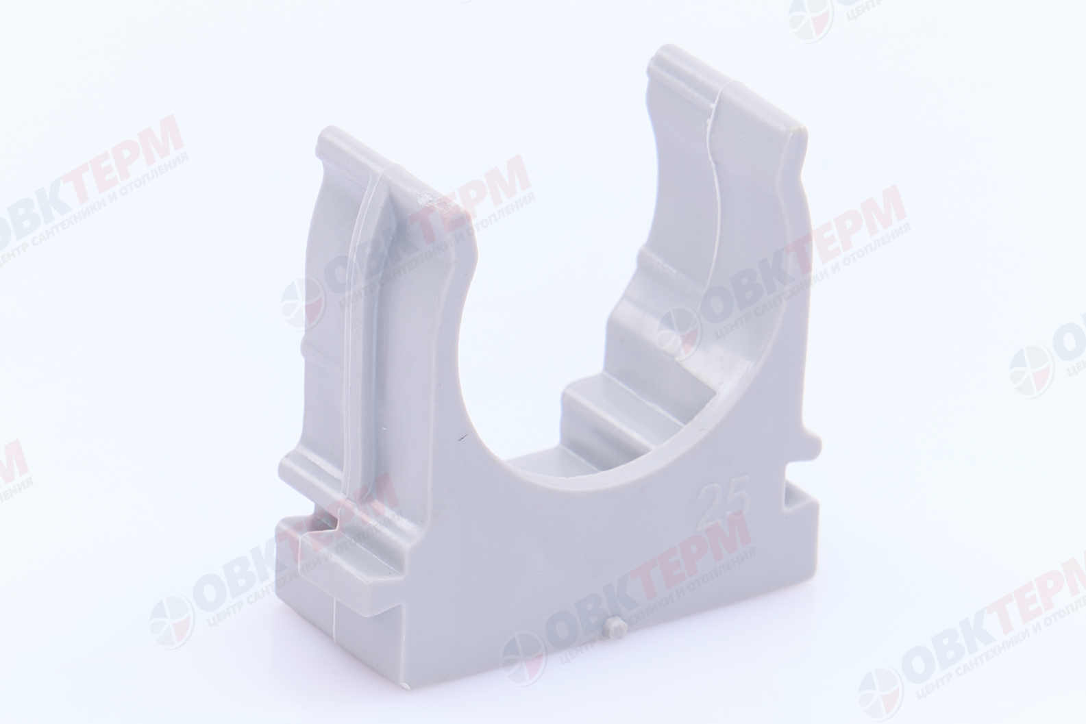 Крепеж-клипса для монтажного пистолета D25 серая AGIS Profile 50шт - Изображение №2