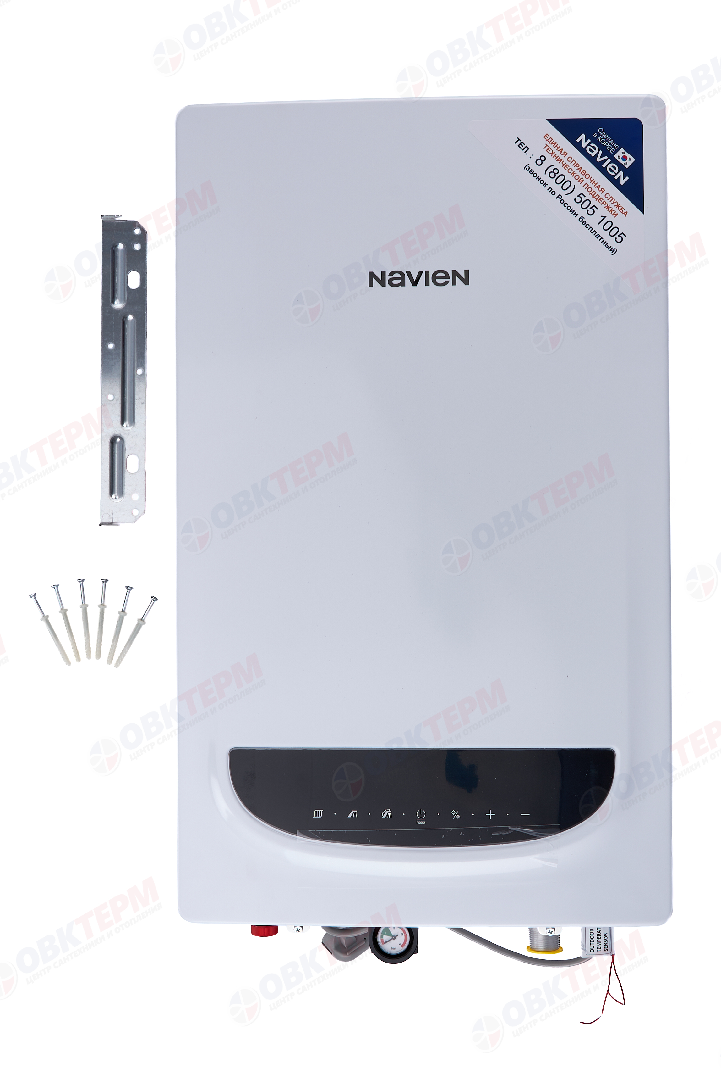 Котел газовый настенный NAVIEN  Deluxe Comfort PLUS-24K (24 кВт,13,8 л/мин,2-х конт,турбо,без трубы) - миниатюра №6