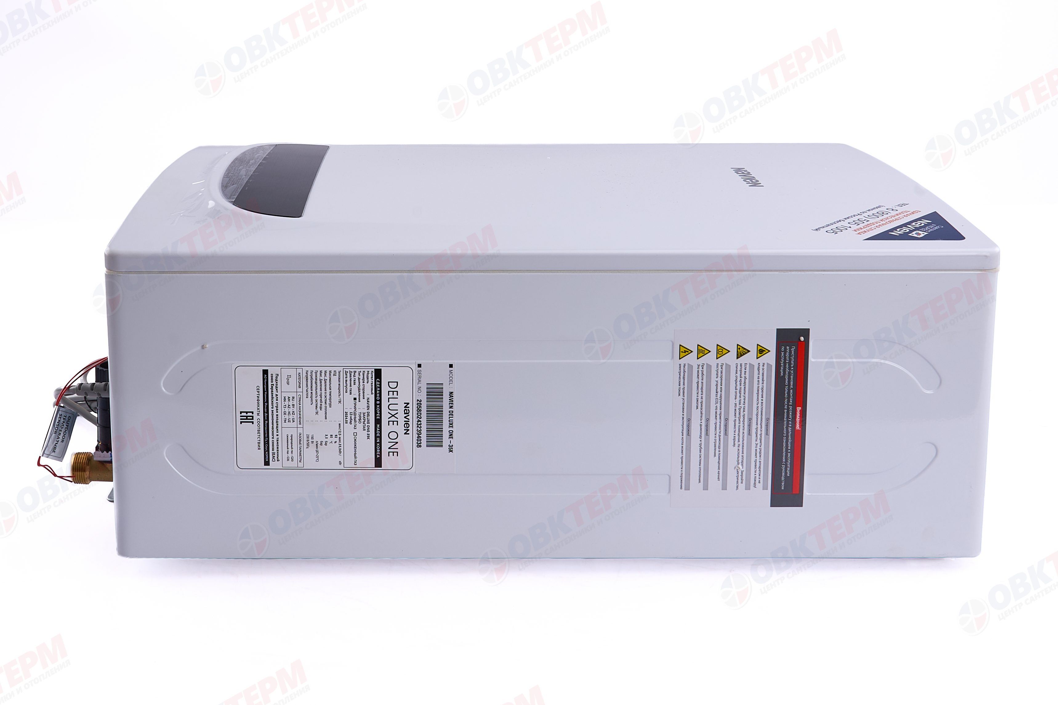 Котел газовый настенный NAVIEN Deluxe ONE-35K (35 кВт, 1-х конт, турбо,без трубы) - миниатюра №10