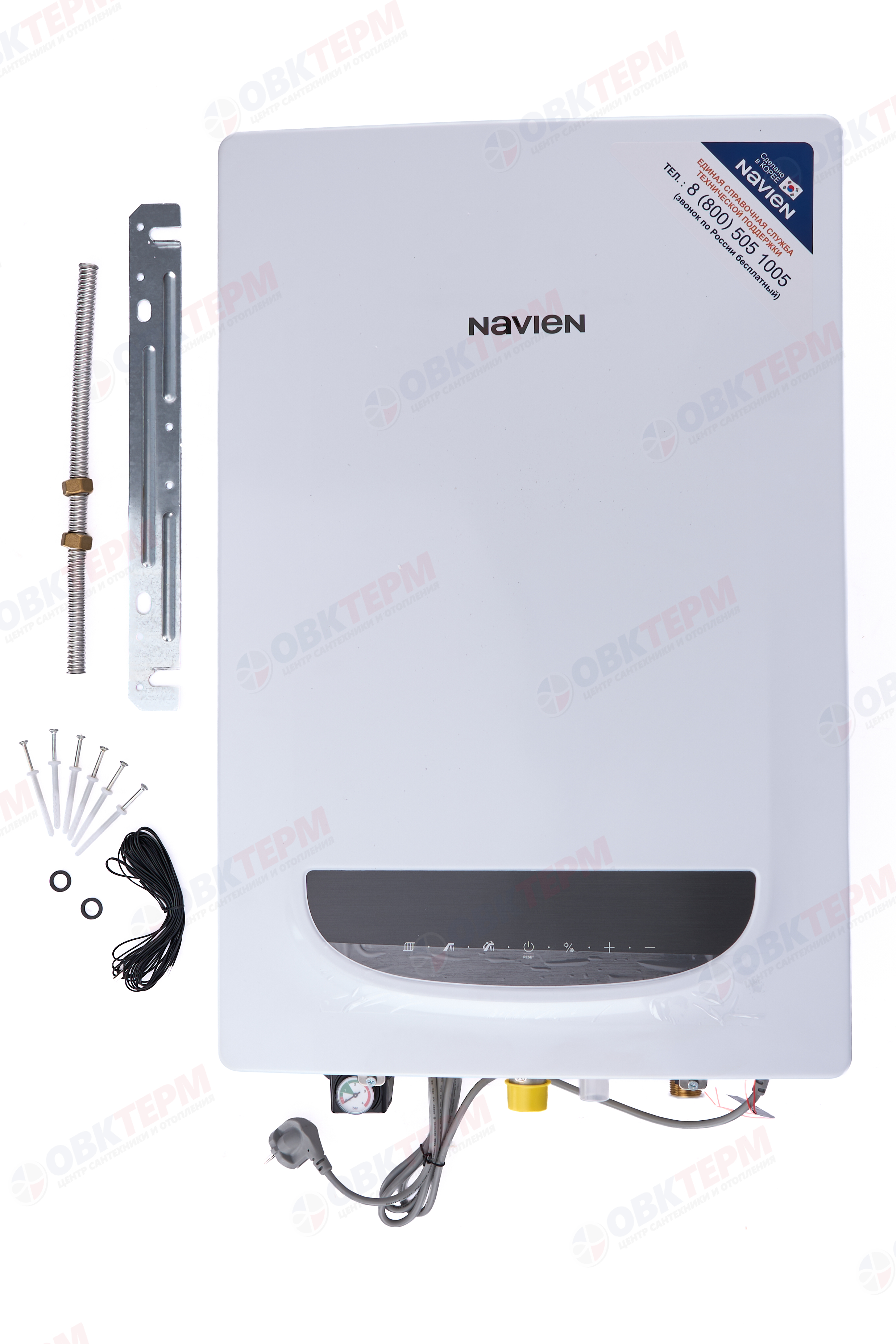Котел газовый настенный NAVIEN Deluxe ONE-35K (35 кВт, 1-х конт, турбо,без трубы) - миниатюра №12