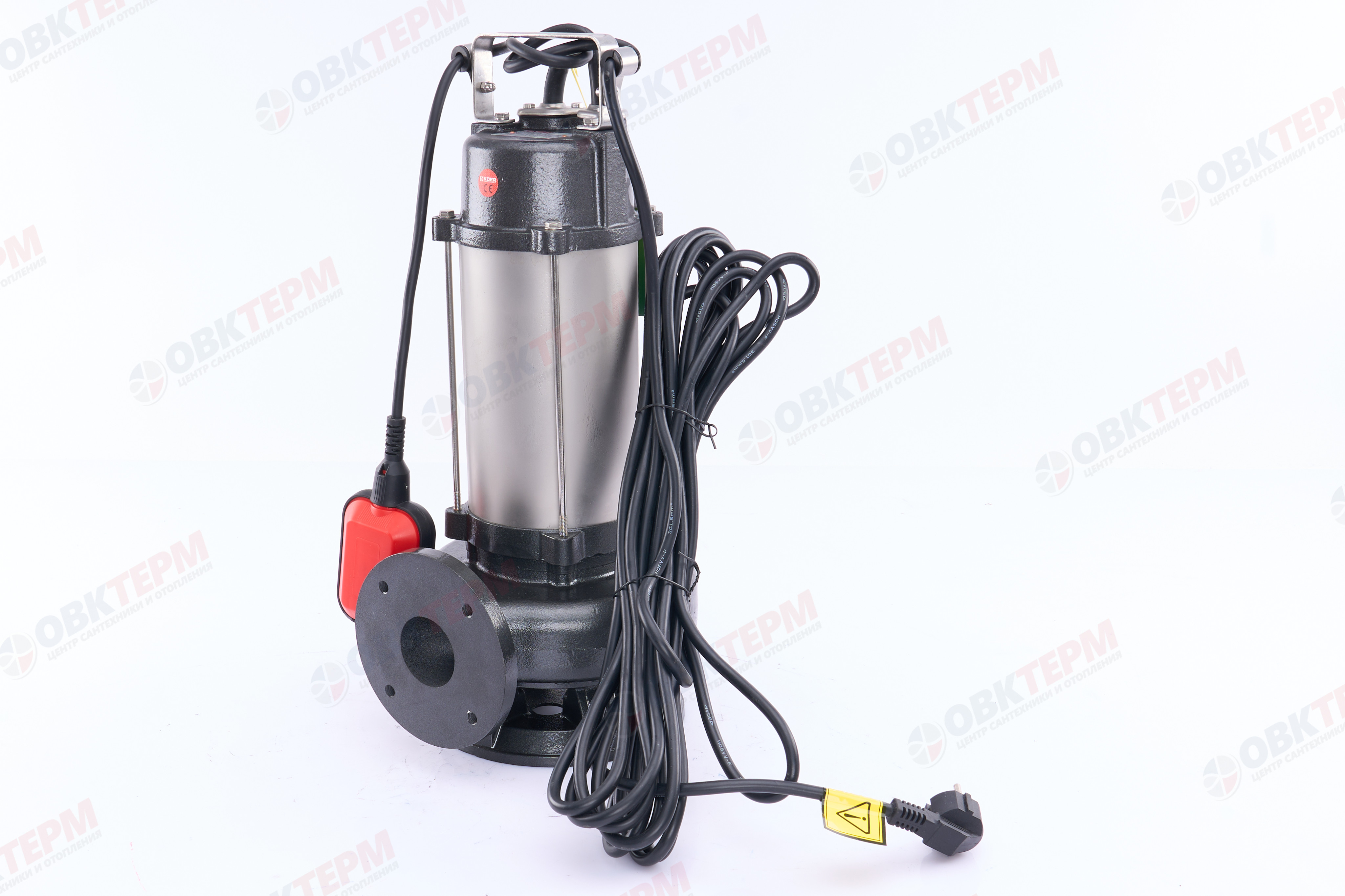 Насос фекальный  WFD 25-8-1.5A  KOER  (1500Вт/533л.м./16м, обм.медь) - Изображение №2