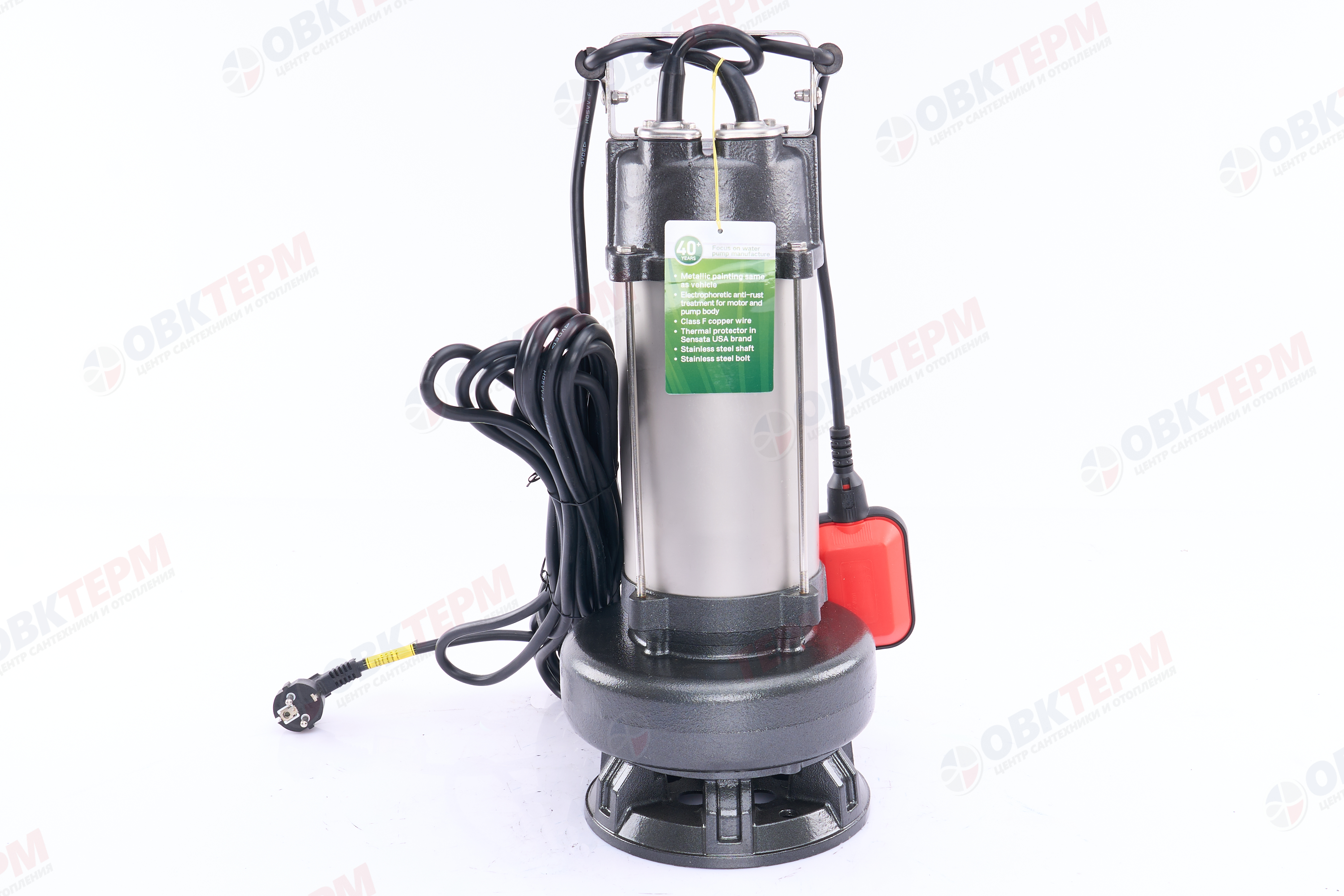 Насос фекальный  WFD 25-8-1.5A  KOER  (1500Вт/533л.м./16м, обм.медь) - Изображение №4