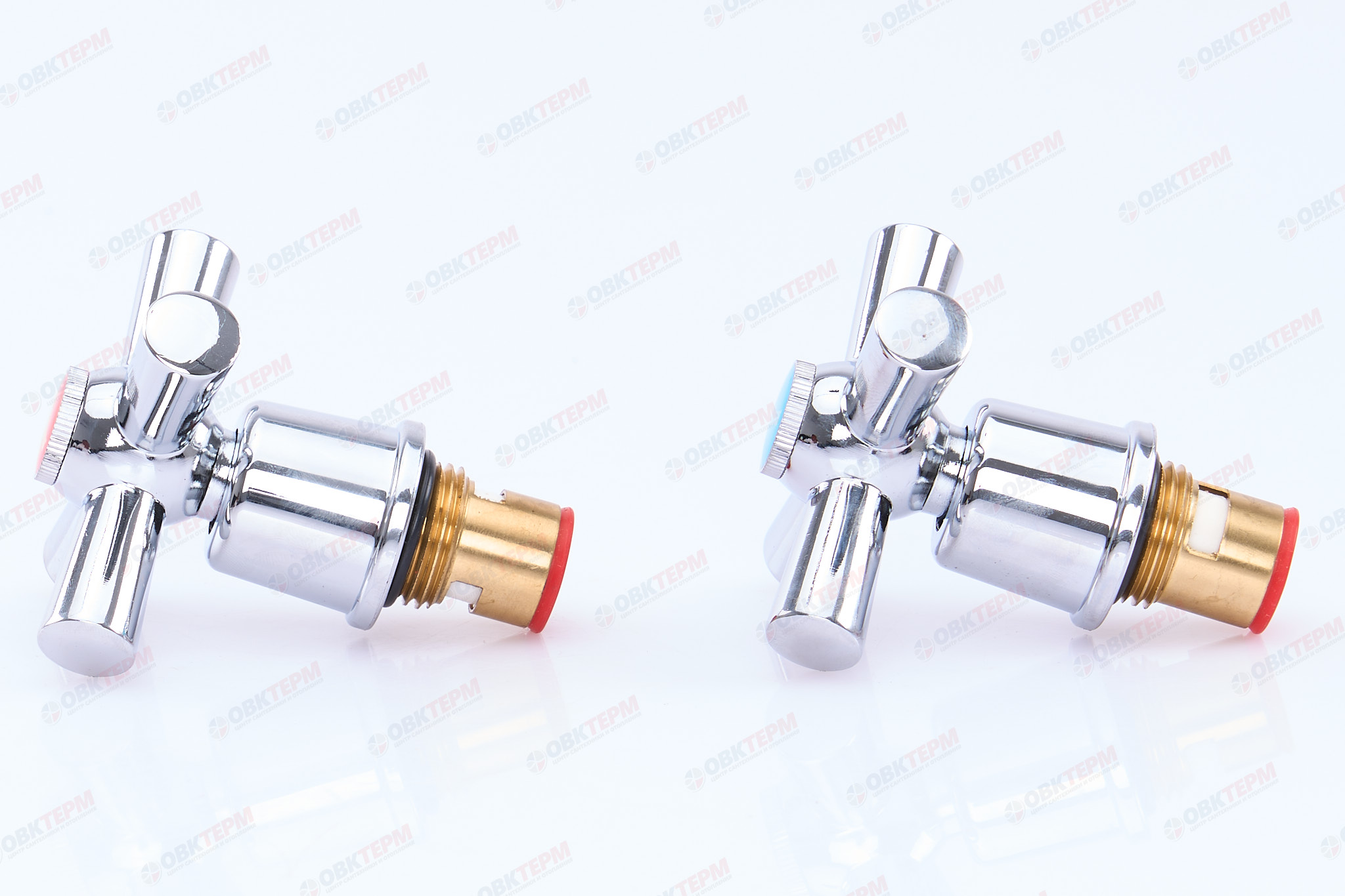 Ручки AKSA HL-KIT-03 (с кранбуксами, пара) керамика (50 шт/ящ) - Изображение №3