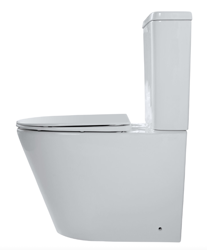 Унитаз-компакт EVA GOLD EG309T,безободковый круговой смыв, сиденье тонкое ДП, крепления, арматура - миниатюра №6