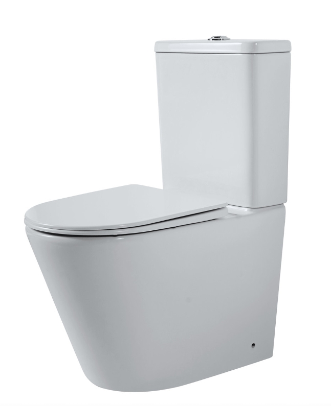 Унитаз-компакт EVA GOLD EG309T,безободковый круговой смыв, сиденье тонкое ДП, крепления, арматура - Изображение №1