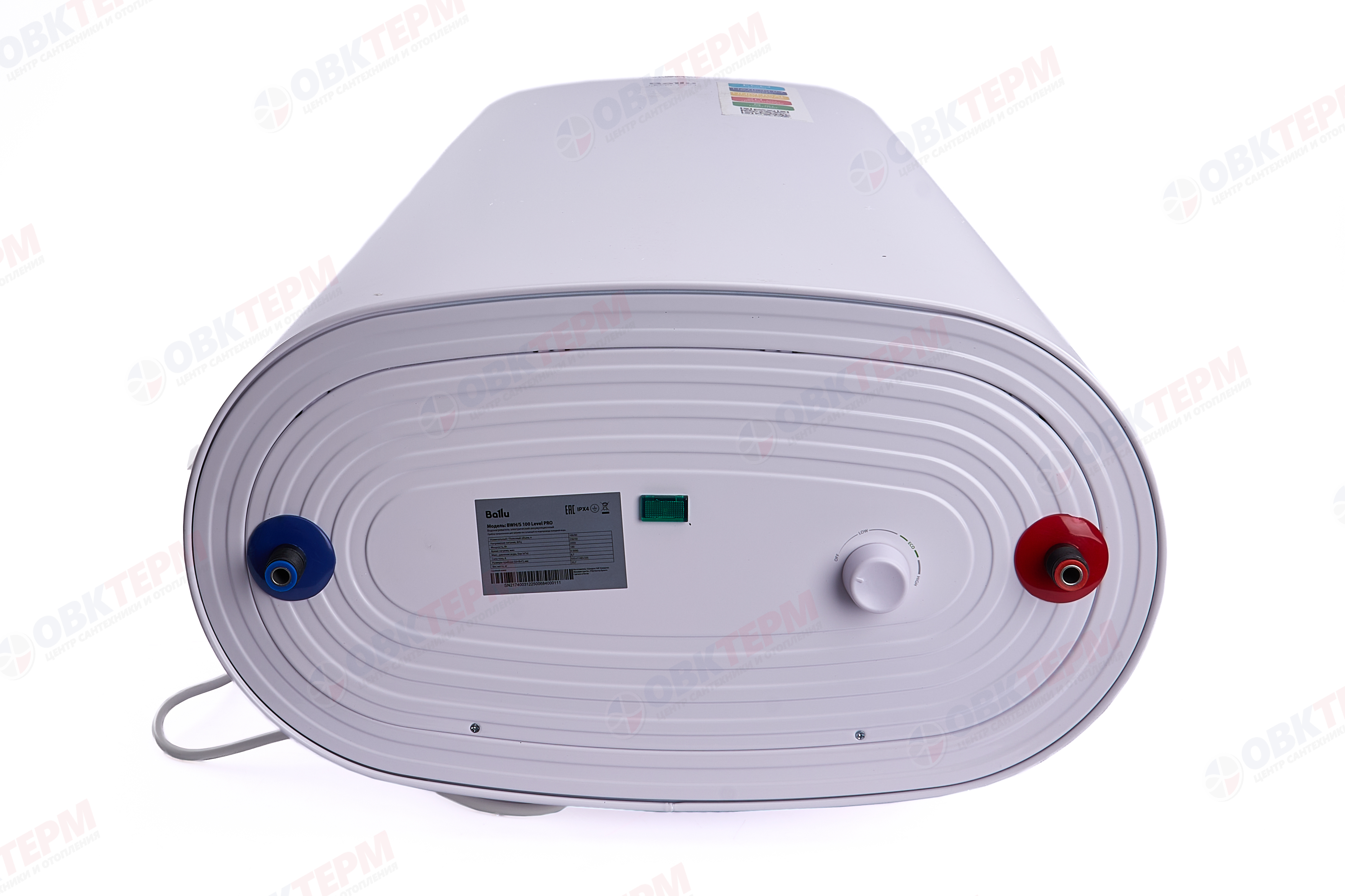 Водонагреватель Ballu BWH/S    100 Level PRO (2 кВт, унив. монтаж, ш550*в1007,5*г330,5) - миниатюра №8