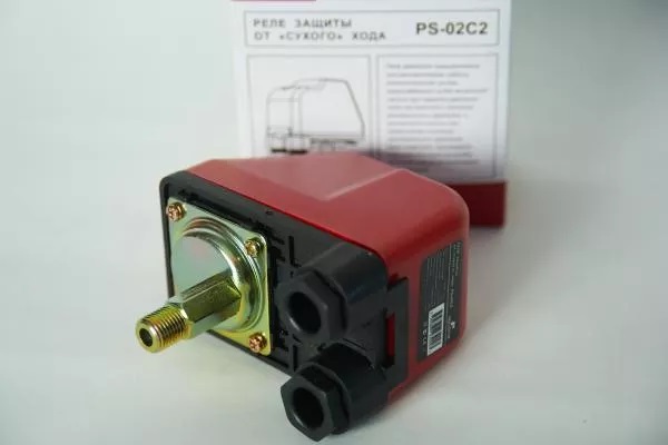 Реле сухого хода  PS-02С2 TIM  (0,15-0,9 bar, наружн резьба) - изображение №1