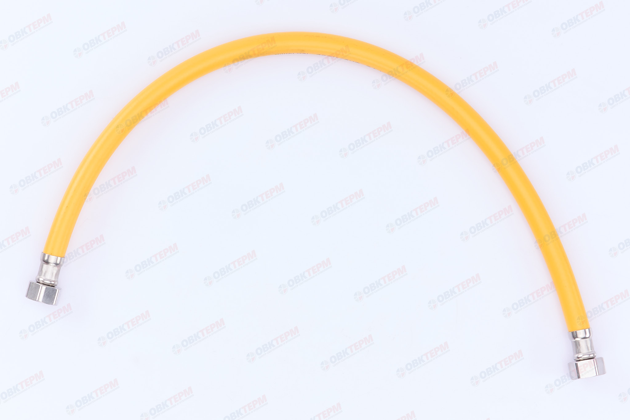 Шланг ЖЕЛТЫЙ газовый   1/2 ГГ    60 см              "OVERCON"      (50) - миниатюра №3