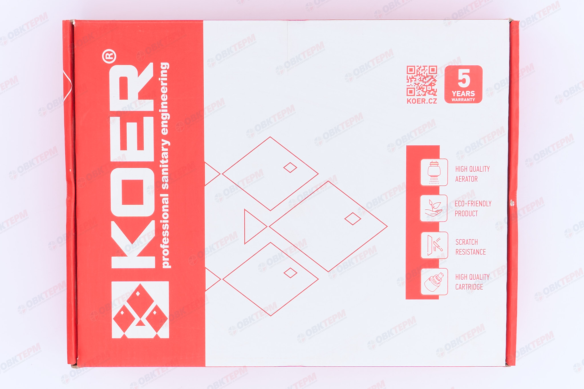 Смеситель с гигиеническим душем KOER KB-23009-05 латунь (Цвет черный) (8шт/ящ) - миниатюра №6